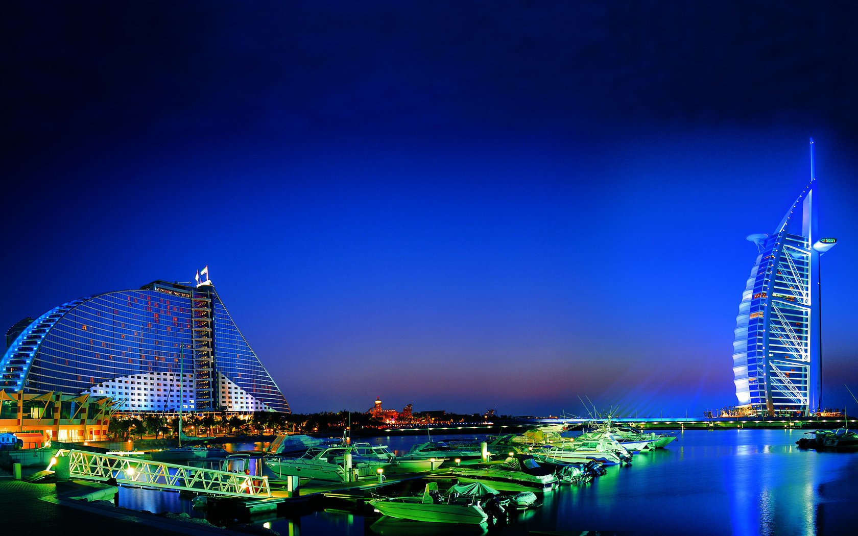 jumeirah beach hotel night the city dubai