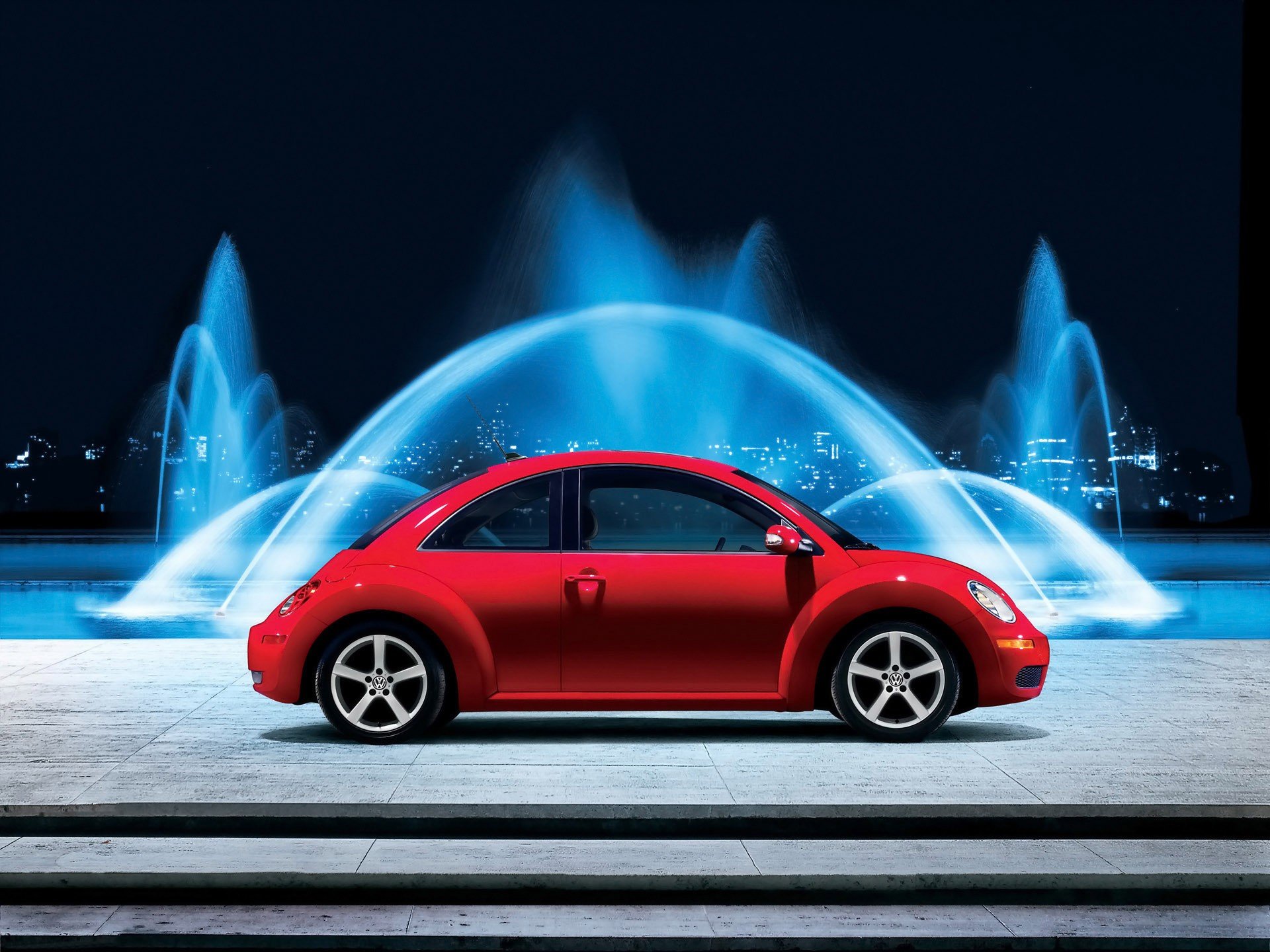 volkswagen beetle fountain