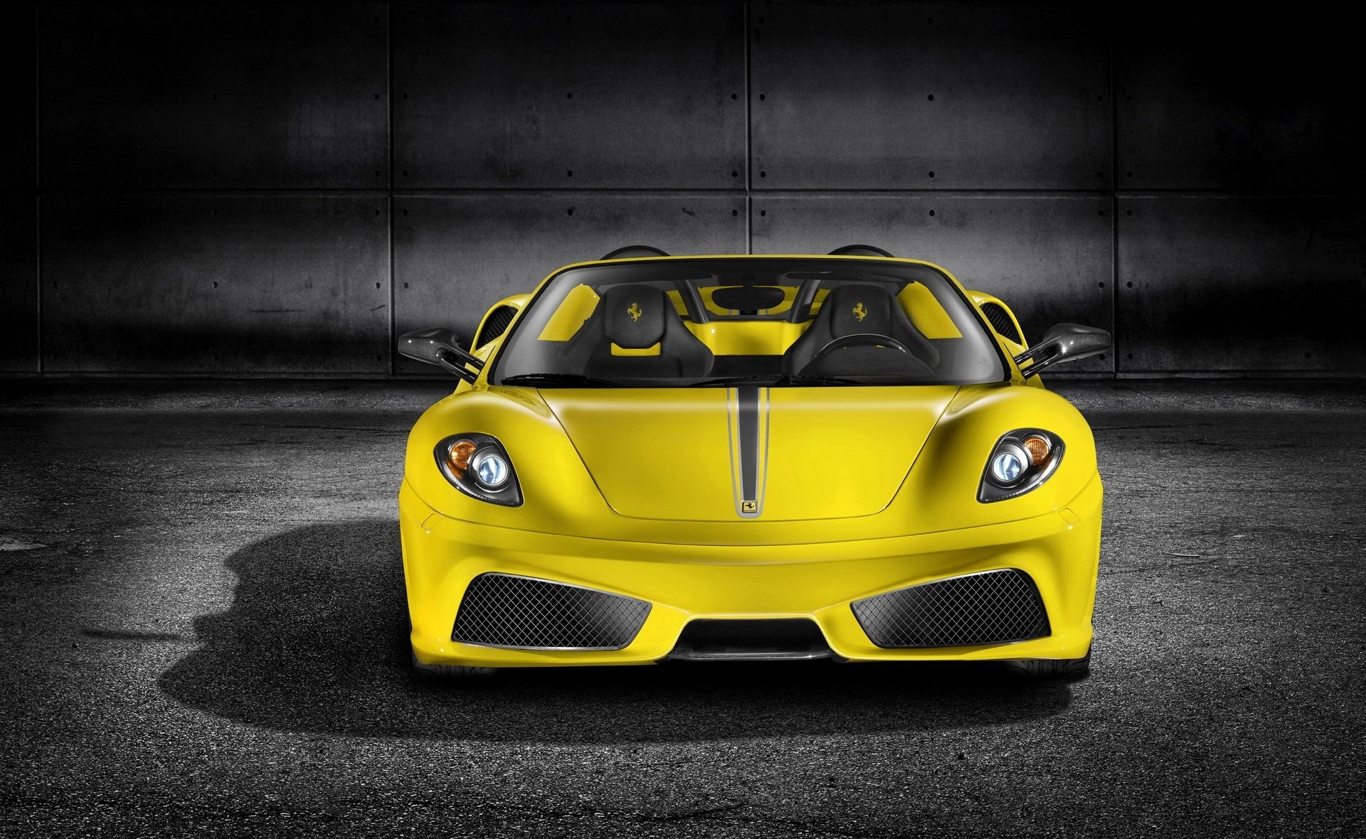 ferari sfondo carta da parati giallo auto sportiva