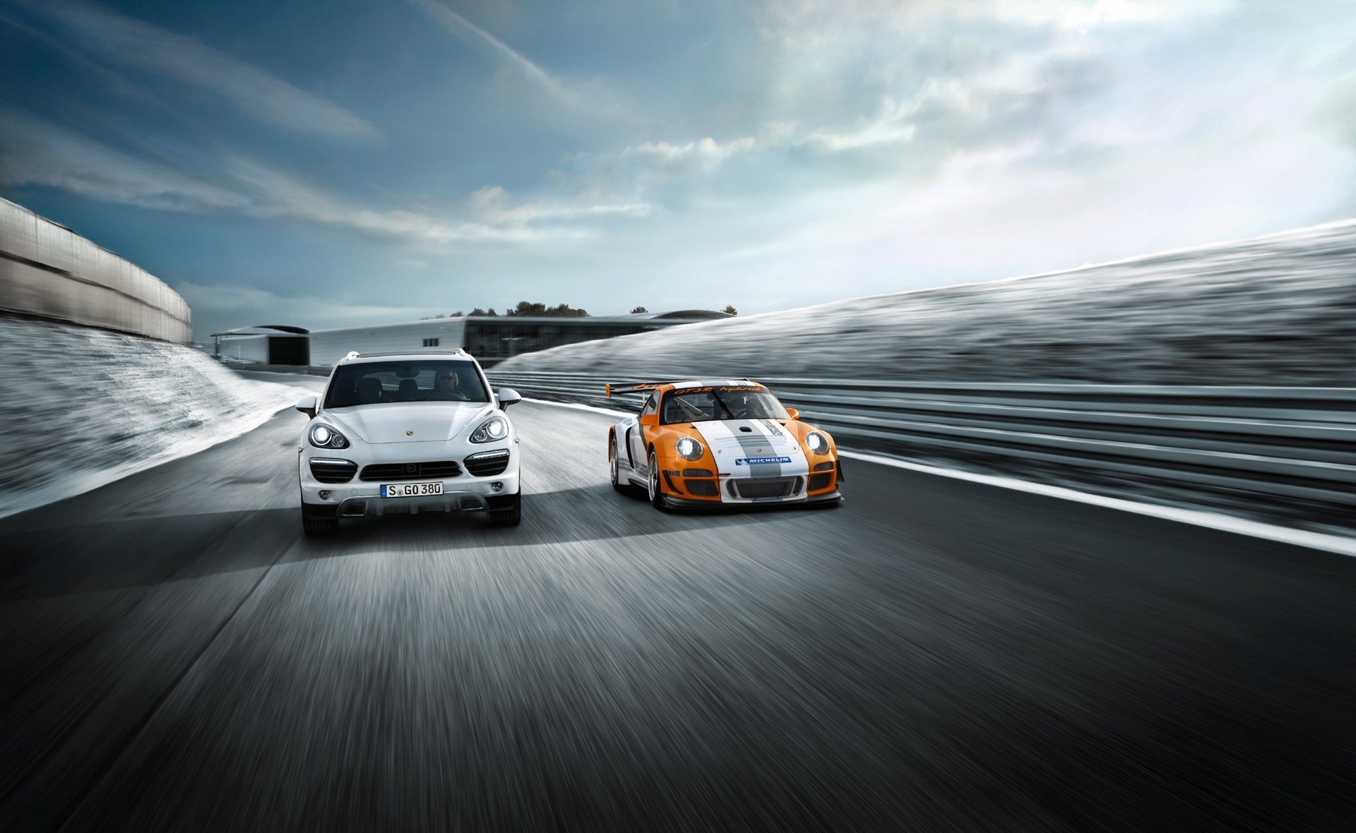 porsche machinery road sports car mix