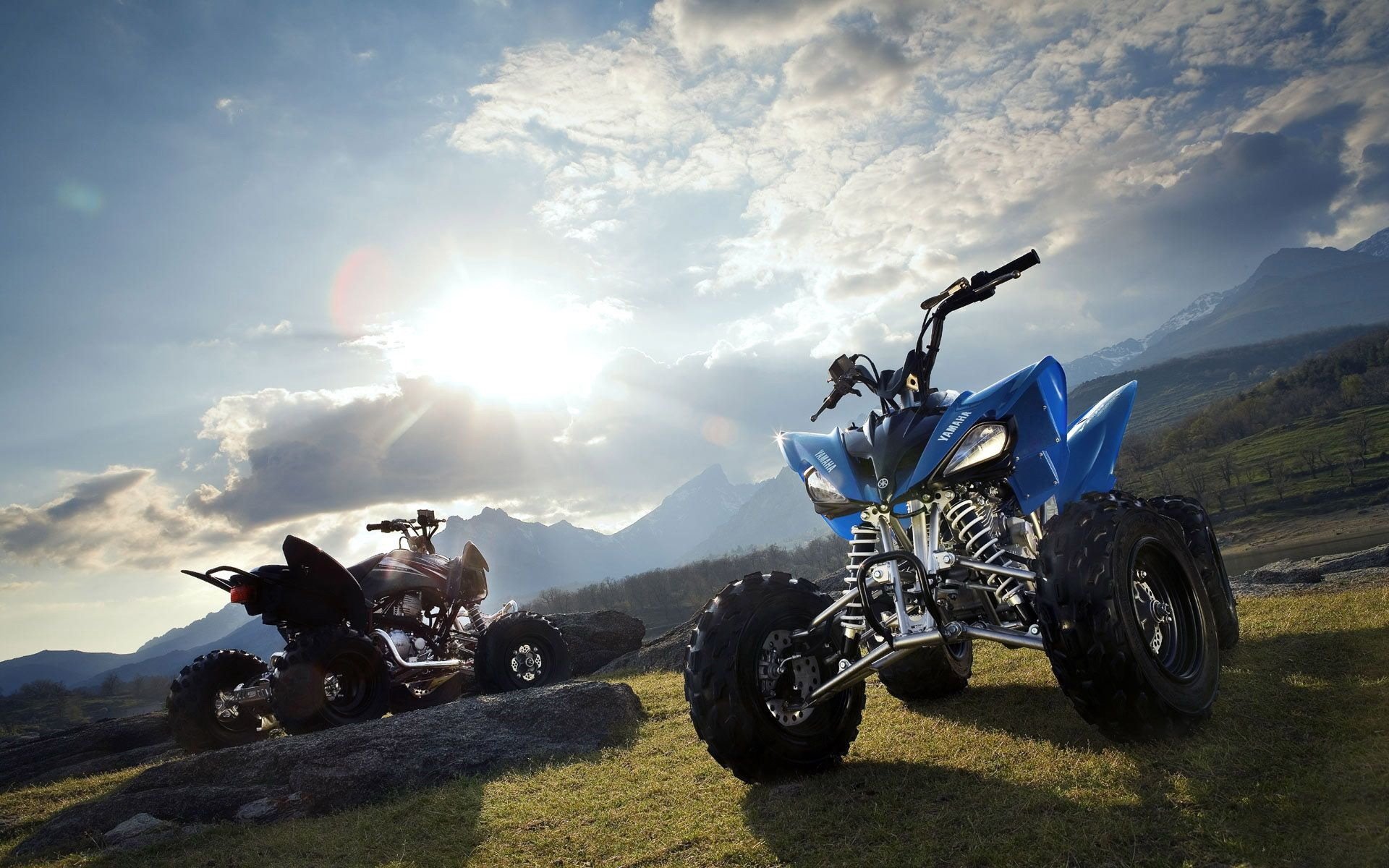 yamaha atv 26 sonne berge motorräder