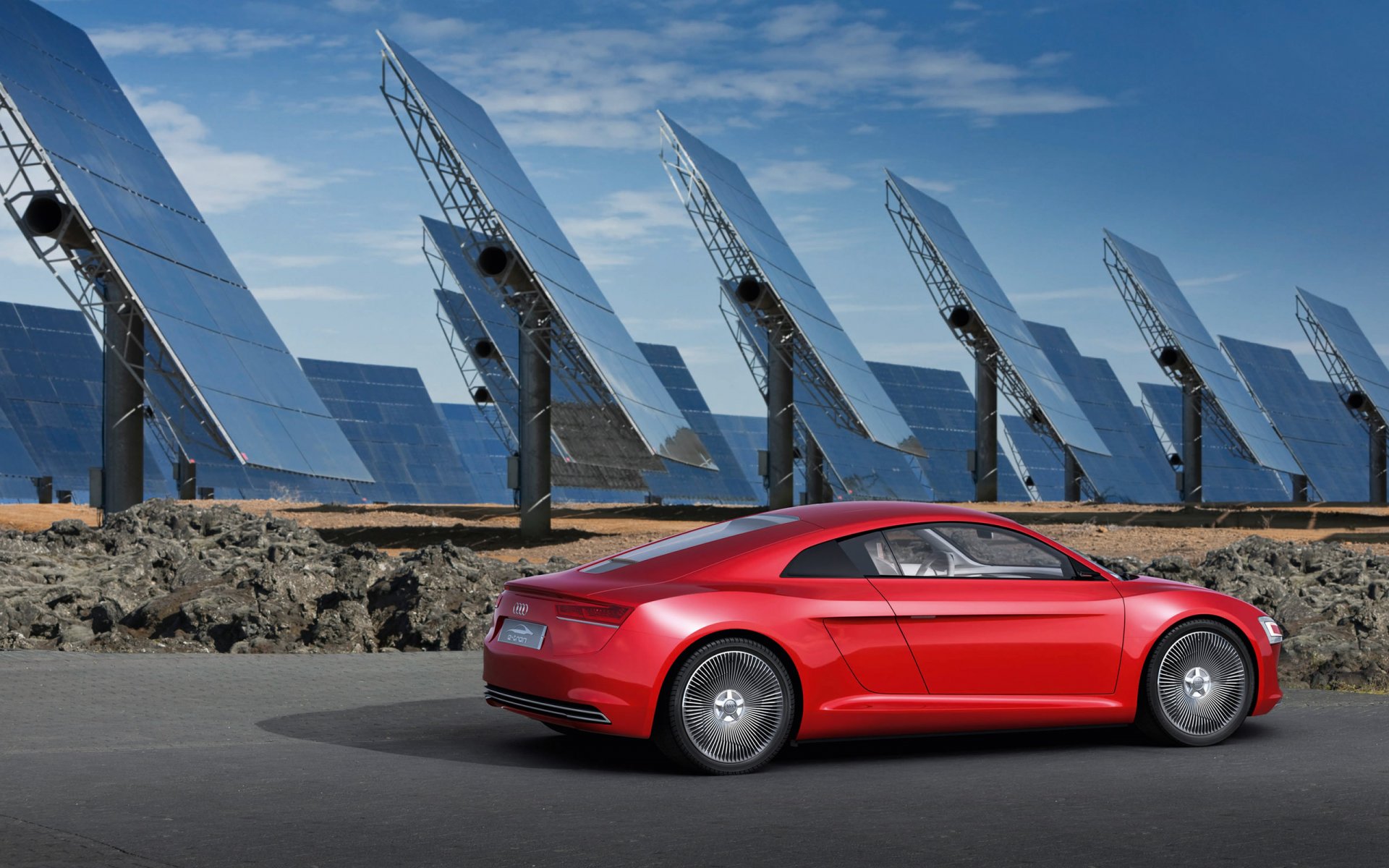 audi e-tron e tron solar panel