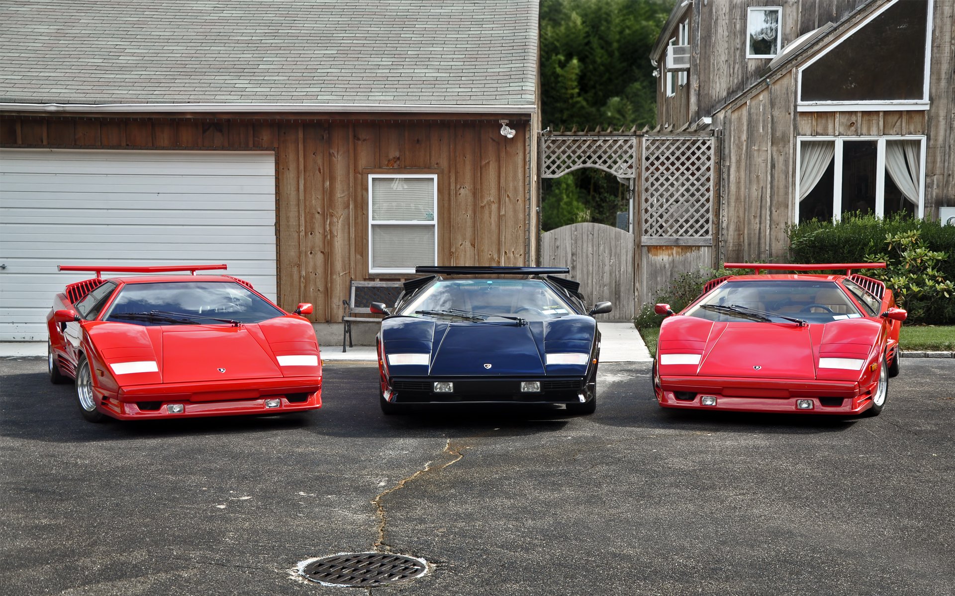 lamborghini trio rot