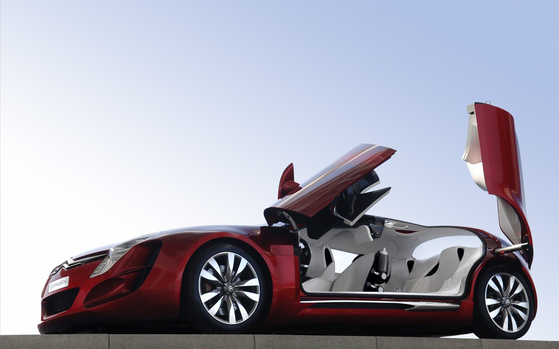 citroen rouge portes design