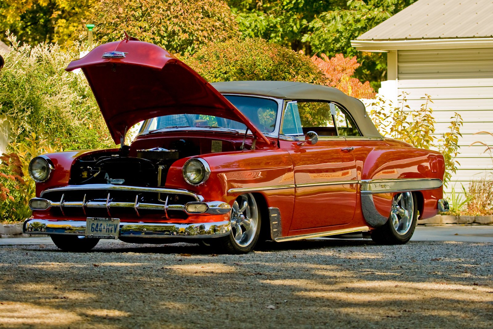 chevrolet 1954 года bel air