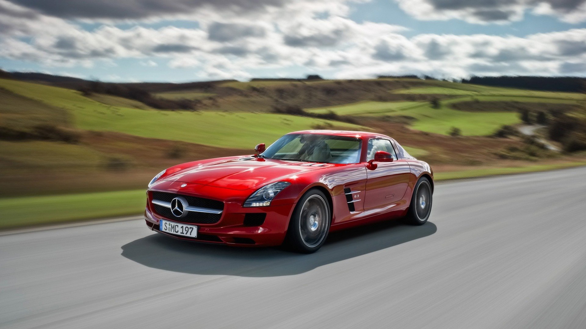 mercedes sls sports car