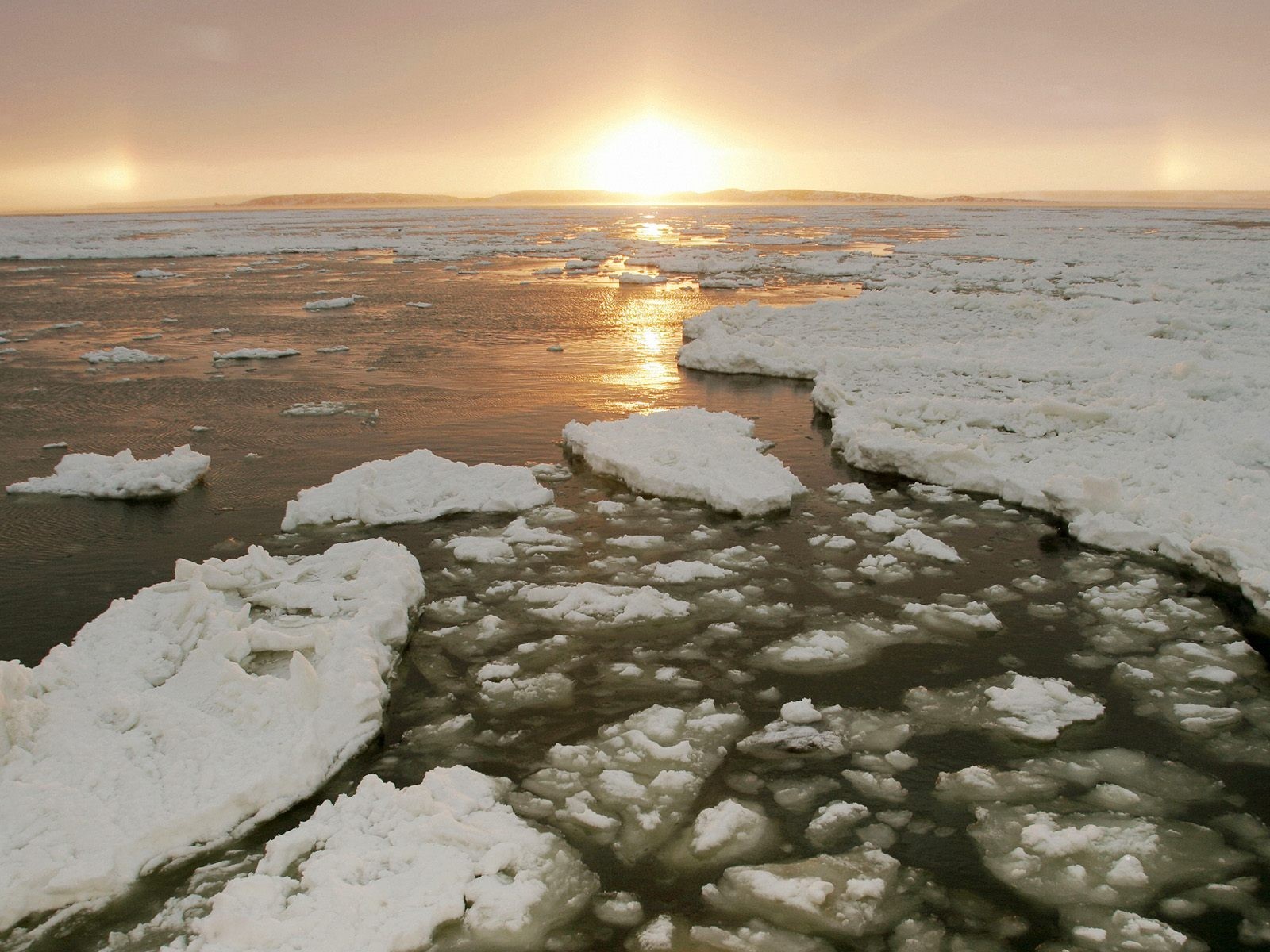 лед вода солнце