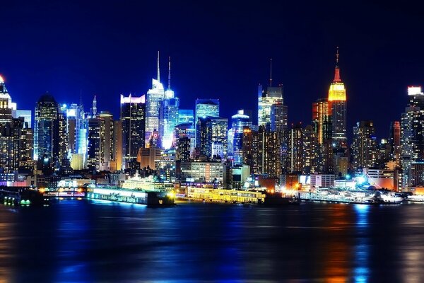 Luci notturne di New York