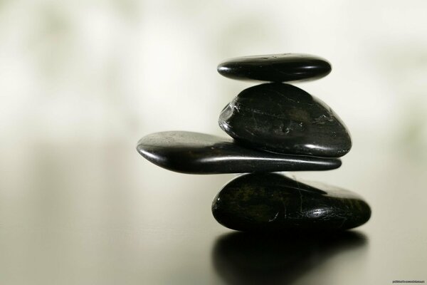 Black Zen Stones