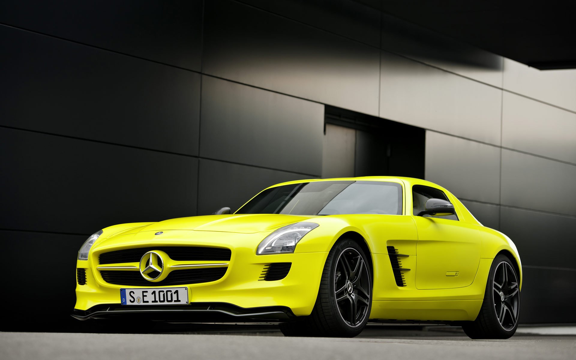 mercedes benz sls e-celle 1920x1200 car