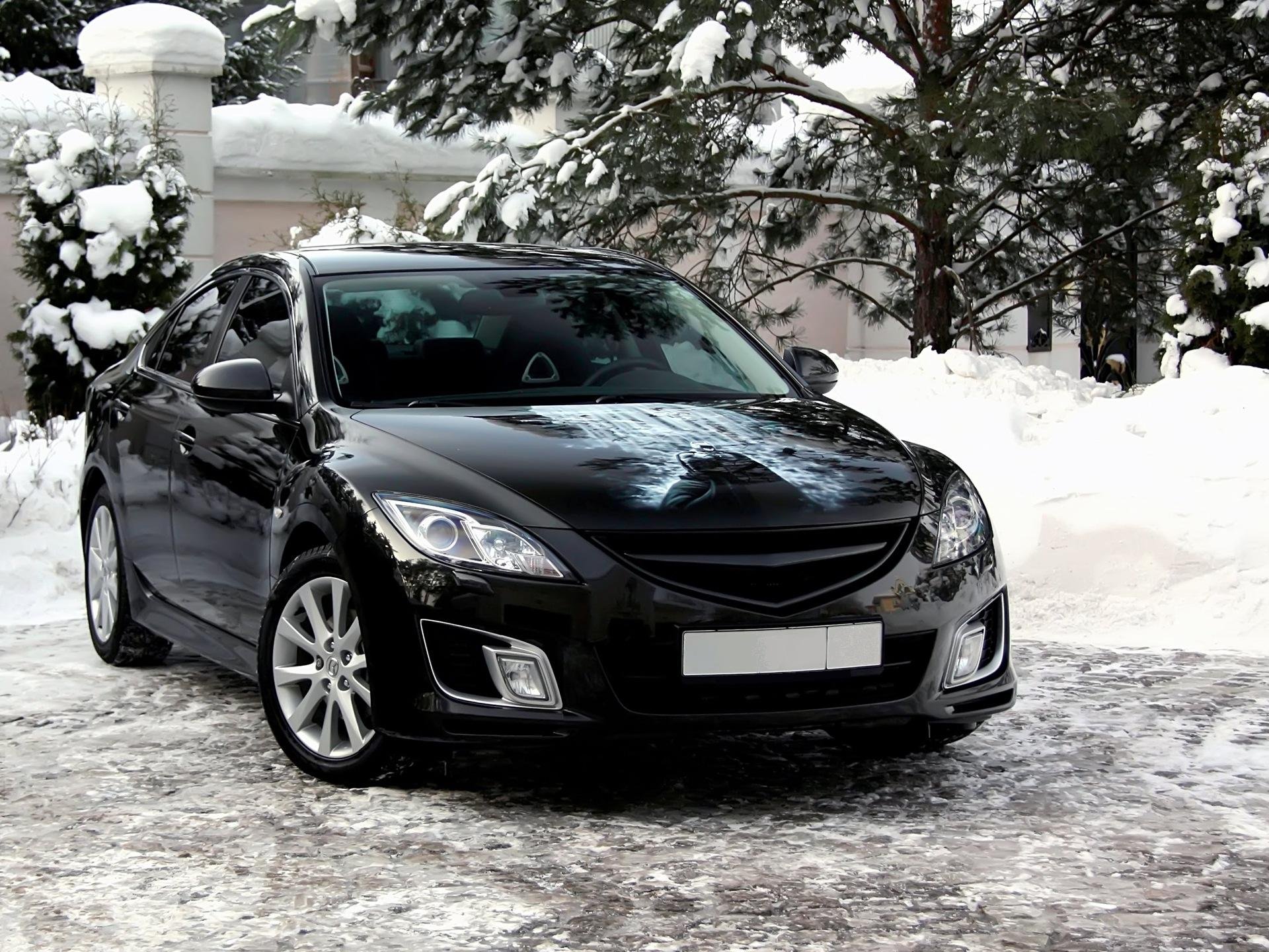 mazda 6 снег бэтмен