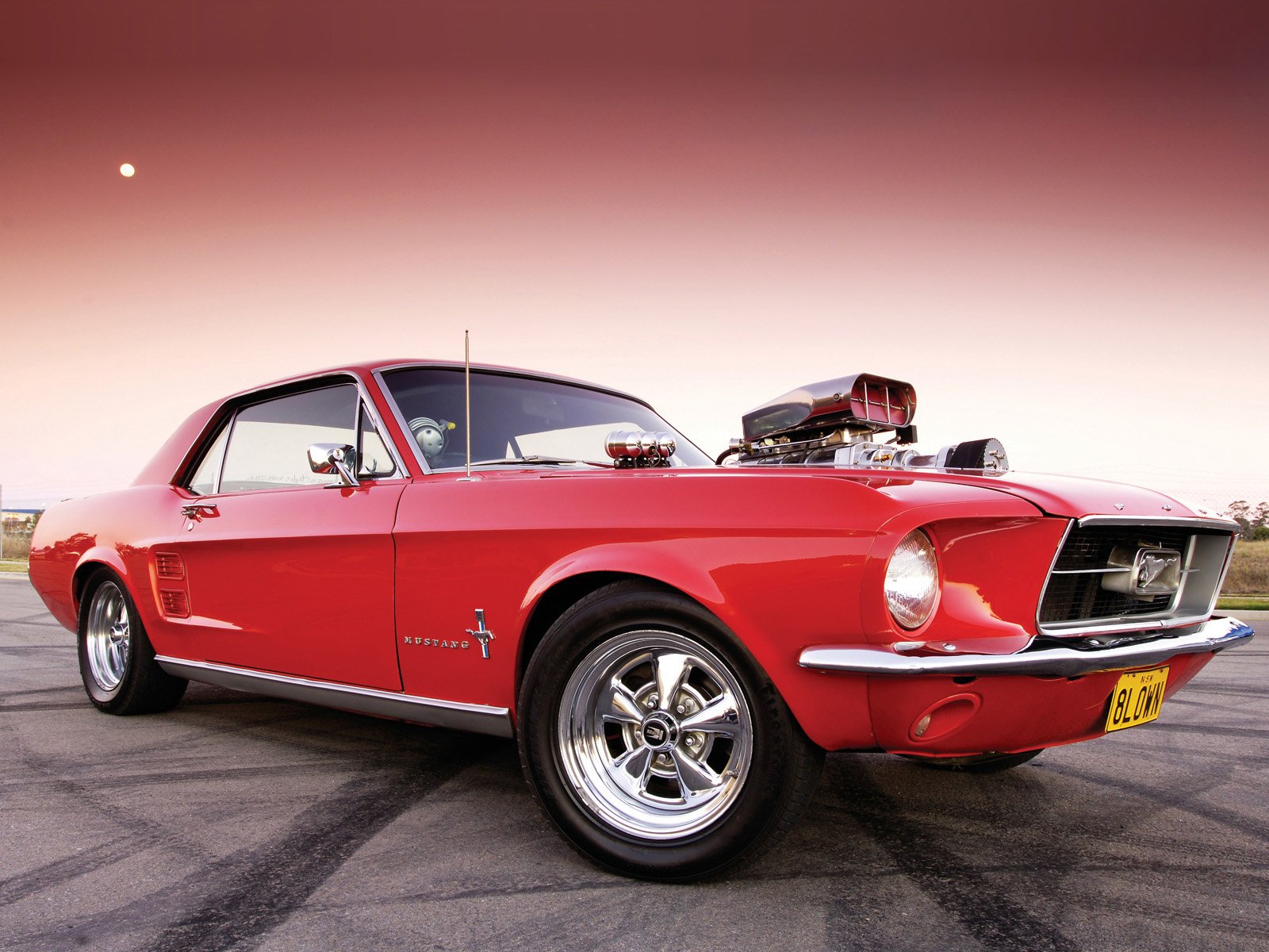 ford mustang macht motor