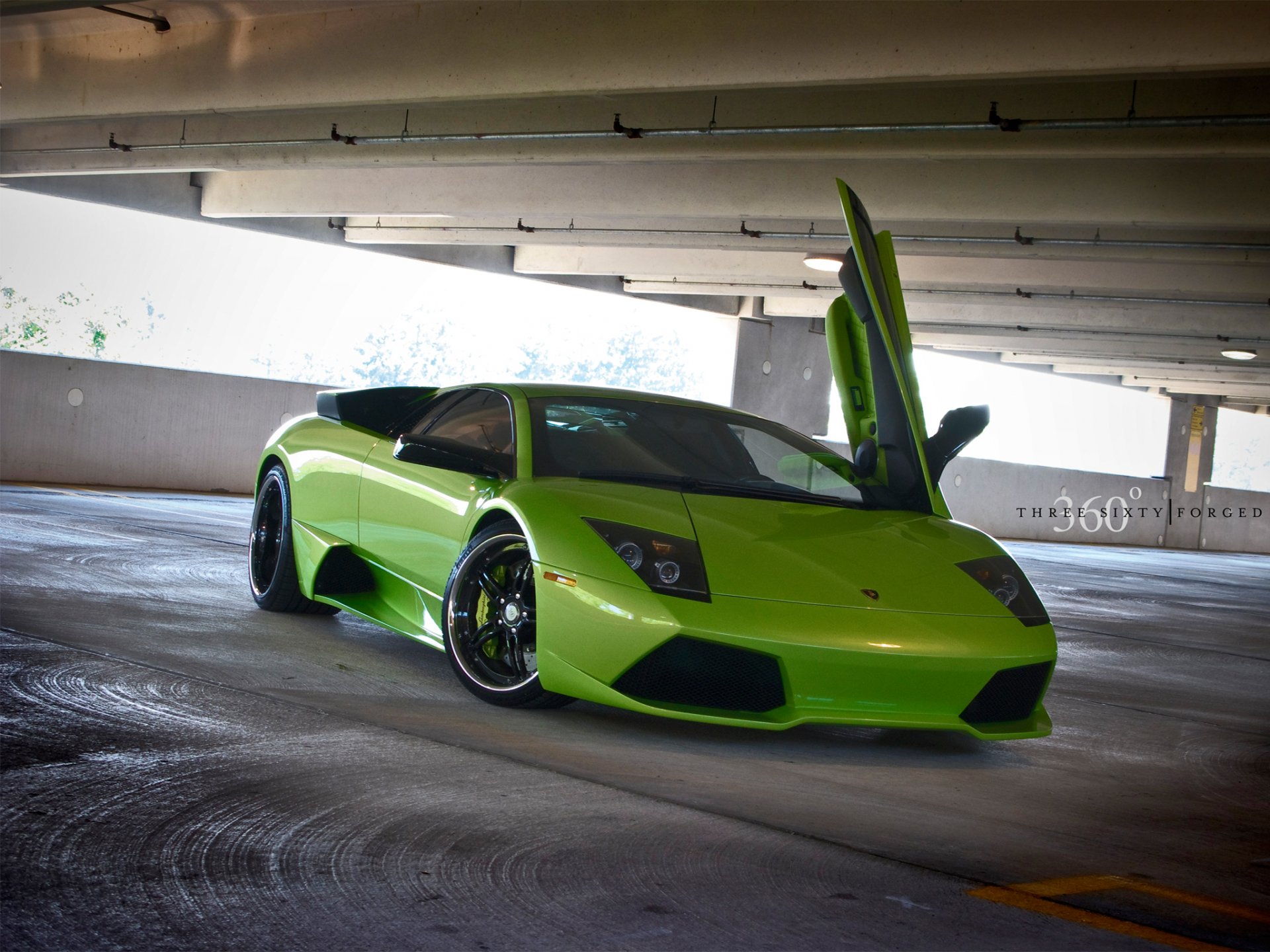 lamborghini lambo vert porte