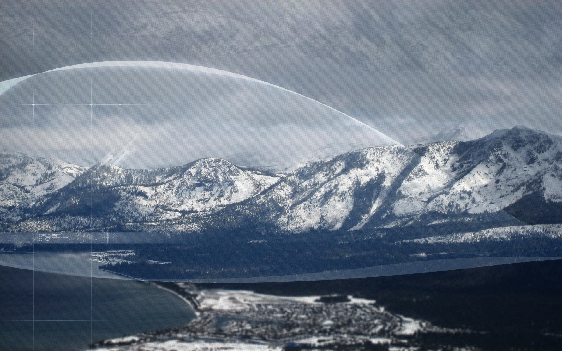 neige hiver montagnes traitement