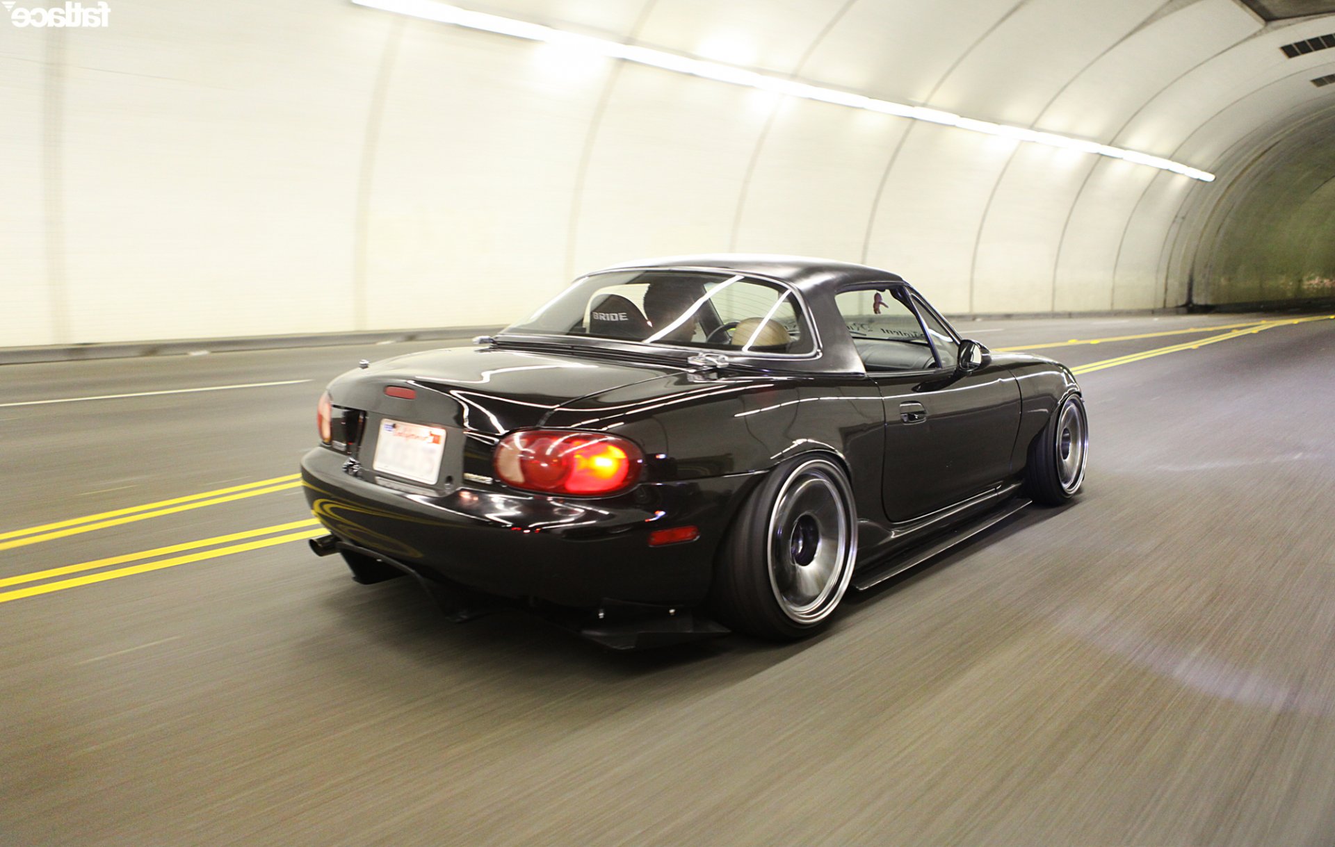 mazda miata black jdm