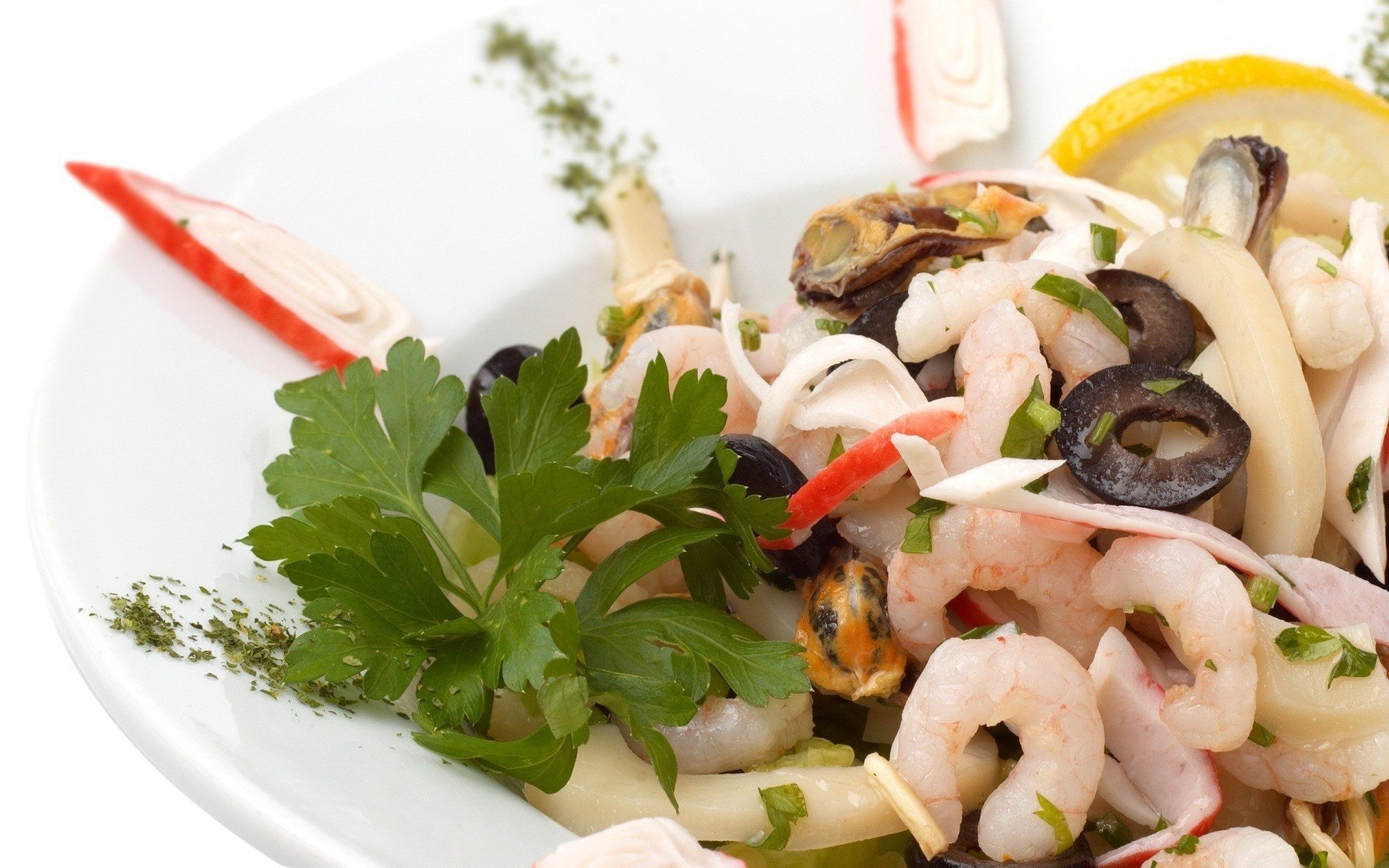 de fruits de mer salade