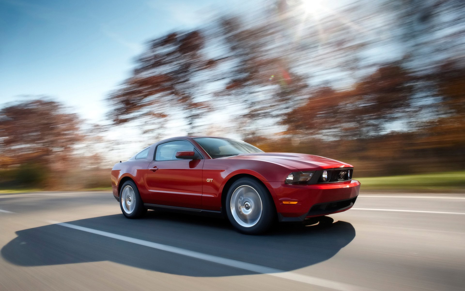 ford mustang carretera