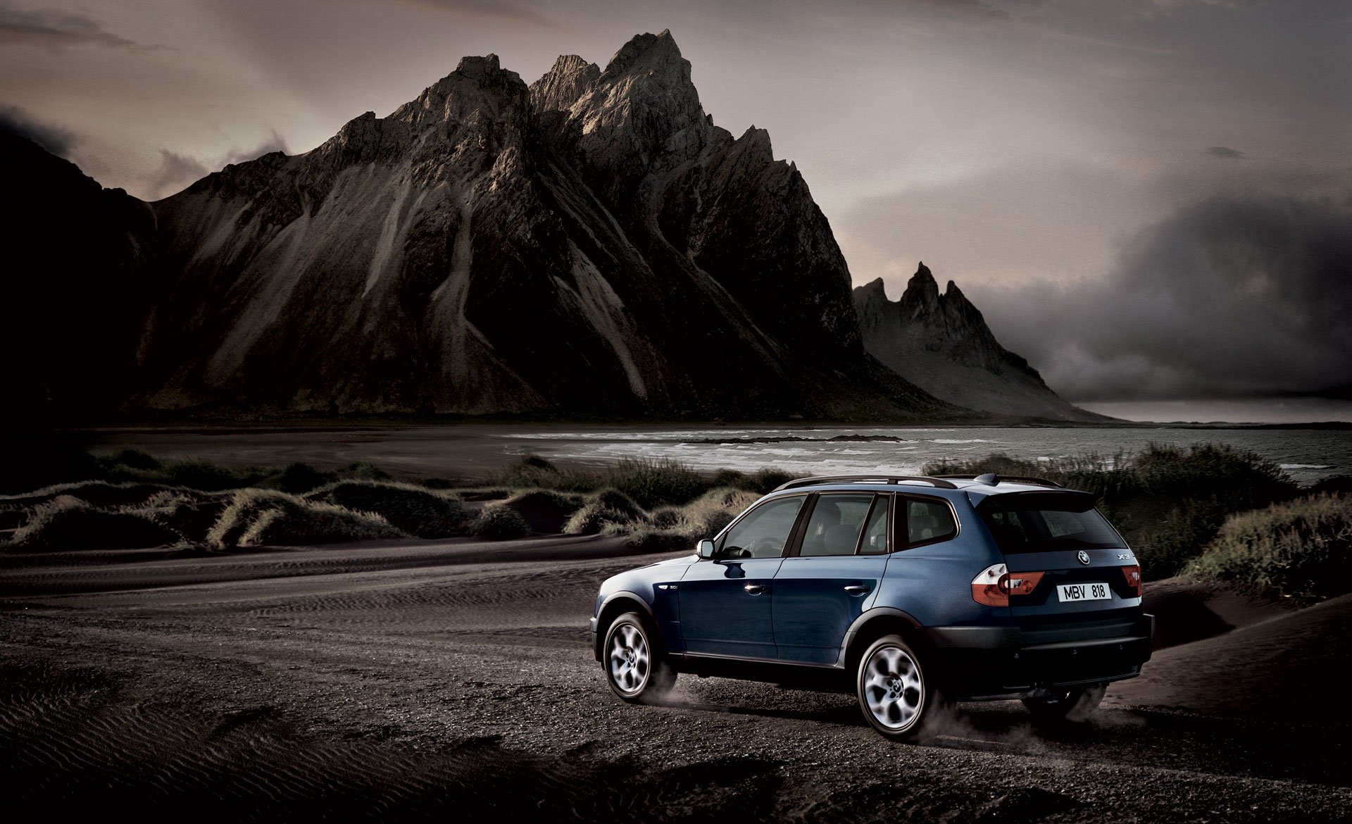 bmw x3 kies berge wasser