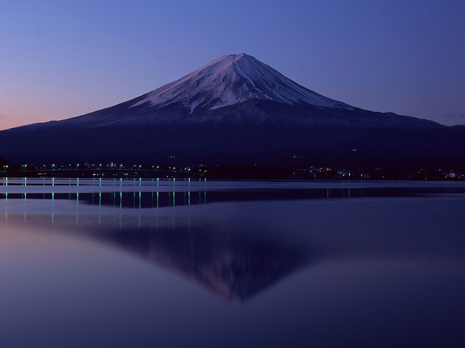 fuji abend lichter