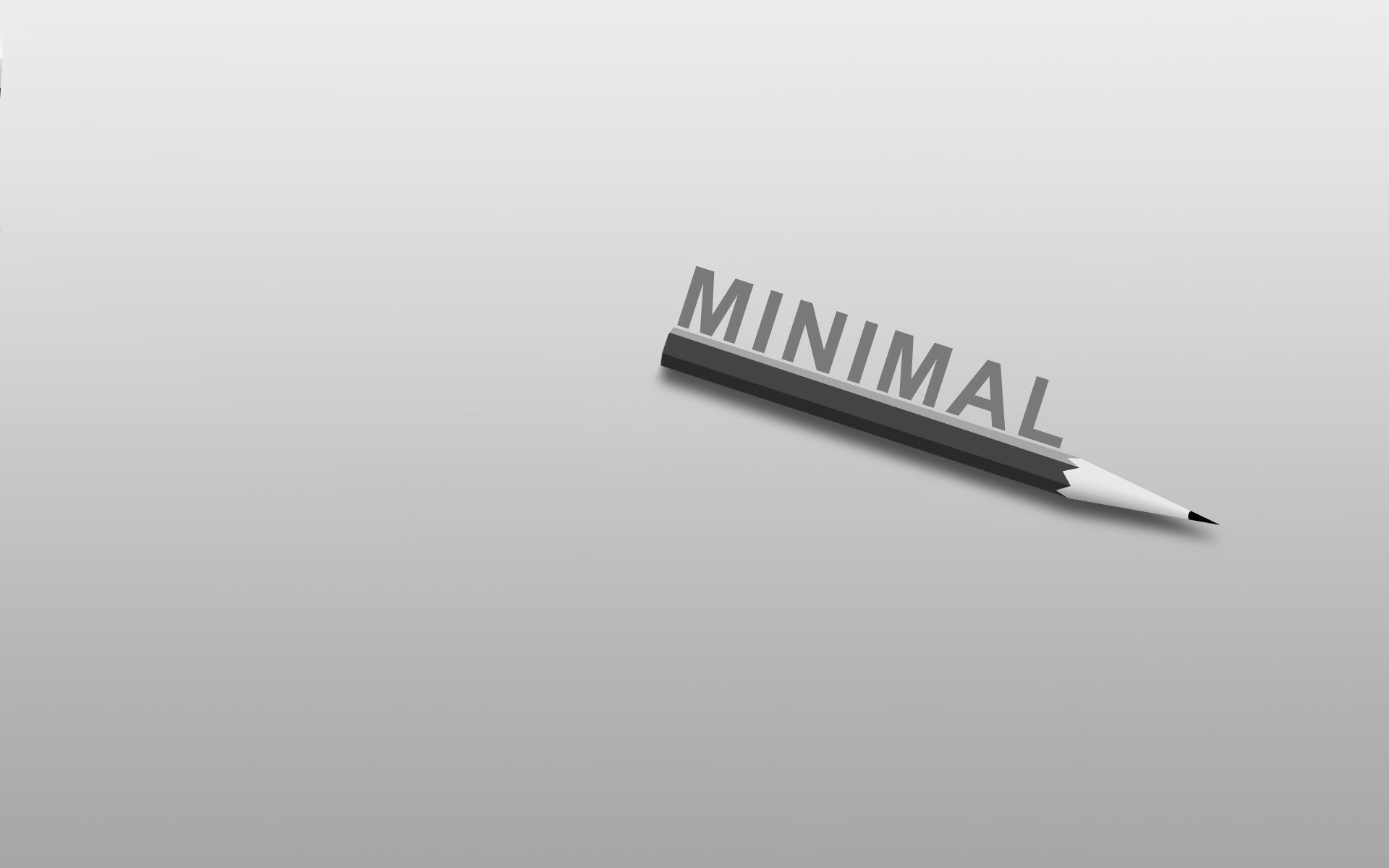 pencil minimalism lettering word pencil inscription minimalism