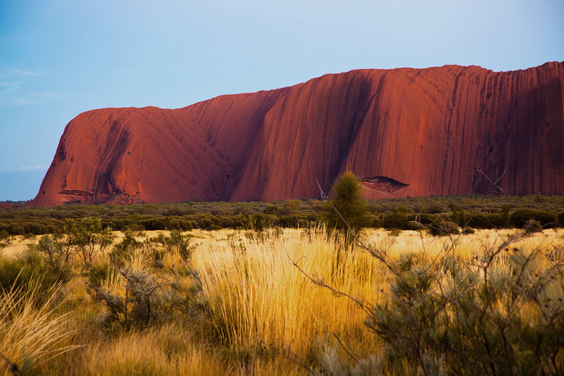 ayers rock australia desierto naturaleza