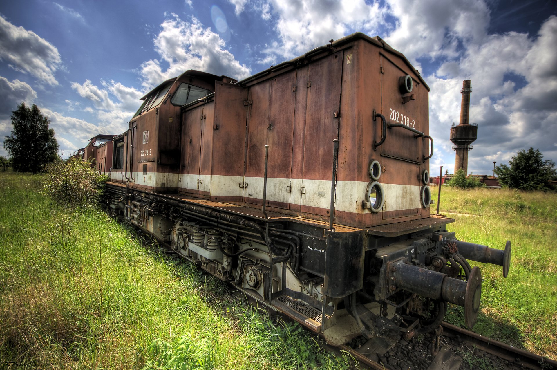 treno vecchio ruggine