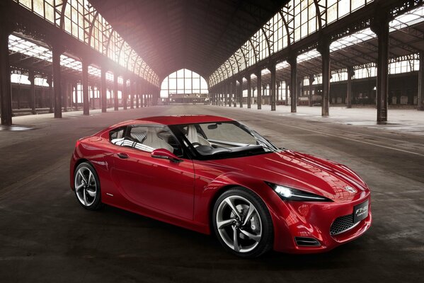 Toyota ft - 86 voiture rouge