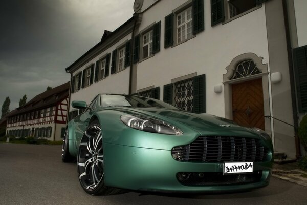 Aston Martin car front corner