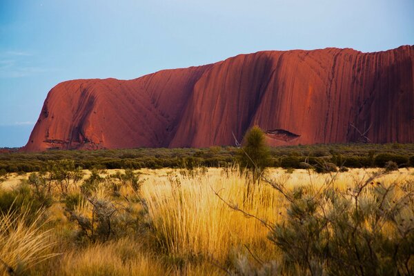 Deserto di Ayers Rock in Australia. Natura