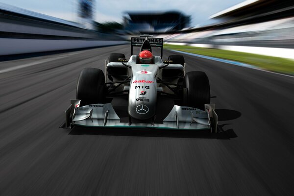 Mercedes Formula One Racing Car