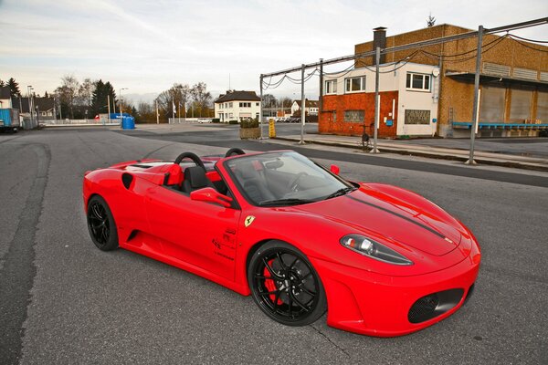 Red Ferrari is a motorist s dream