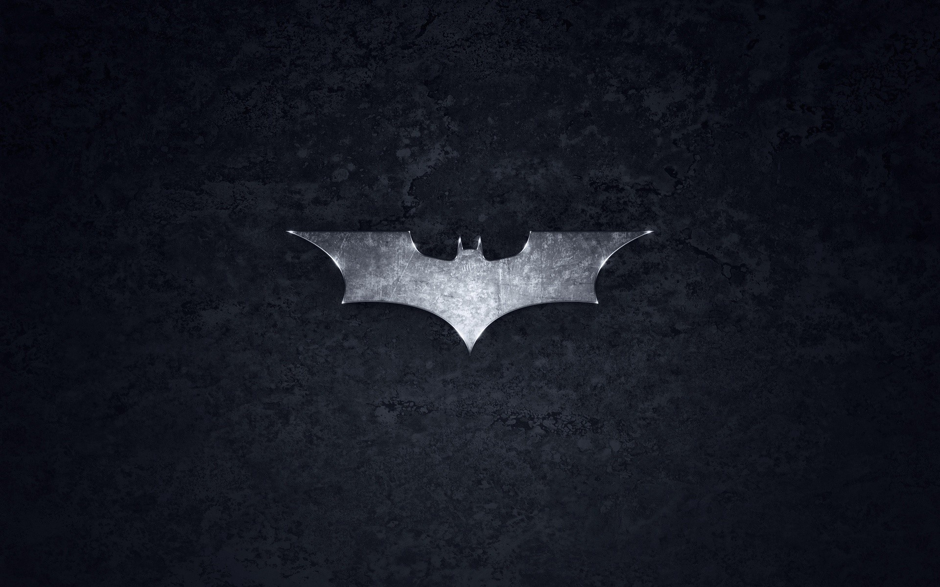 batman logo grigio