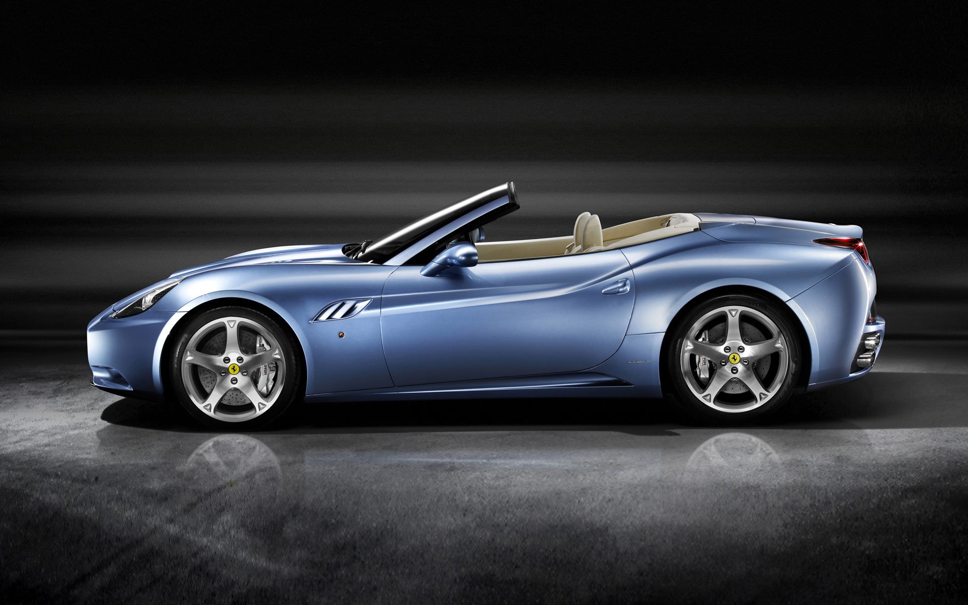 ferrari california ferrari auto car blue sports car side view convertible