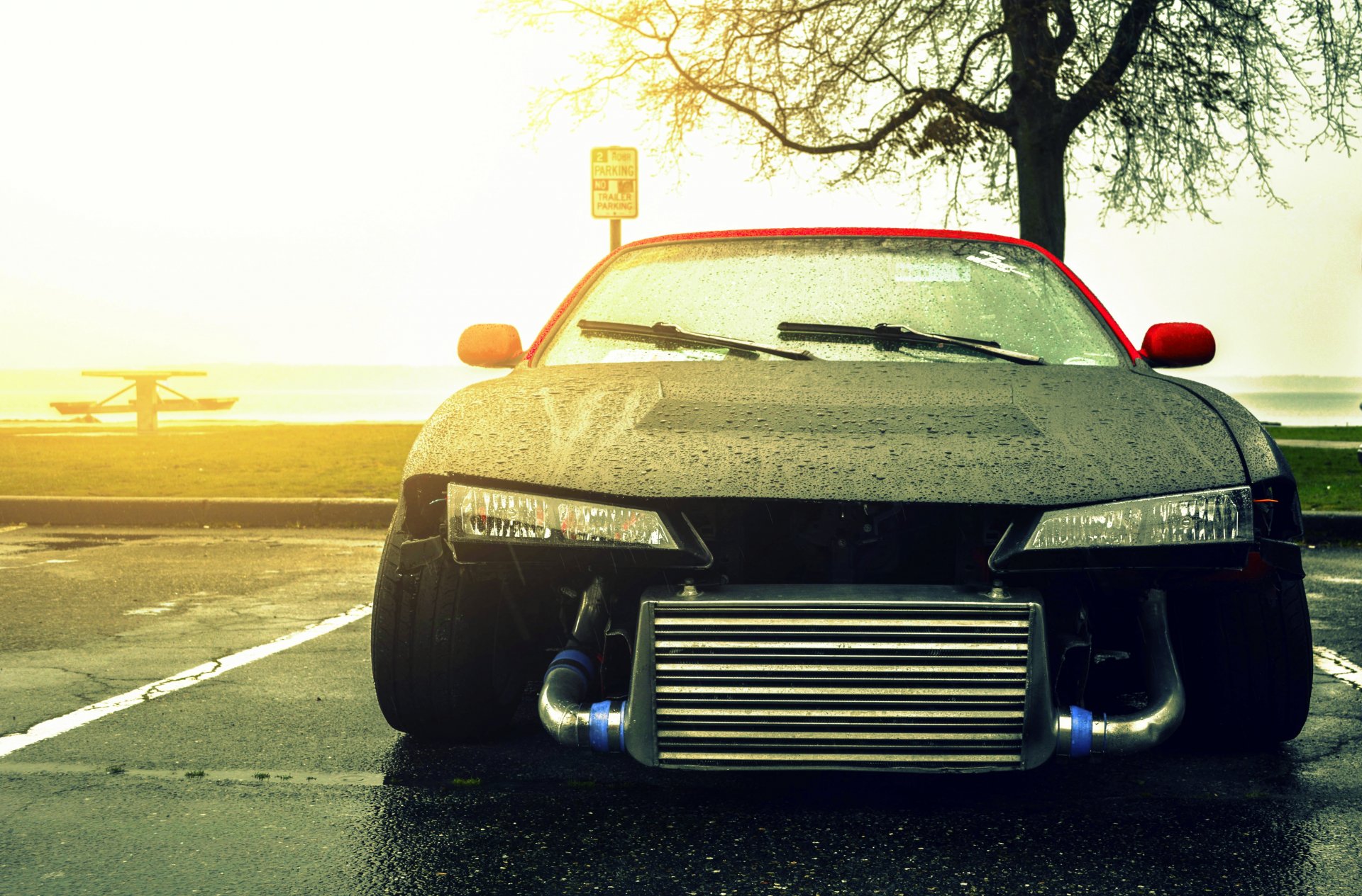 nissan silvia s14 drift car front sylvie