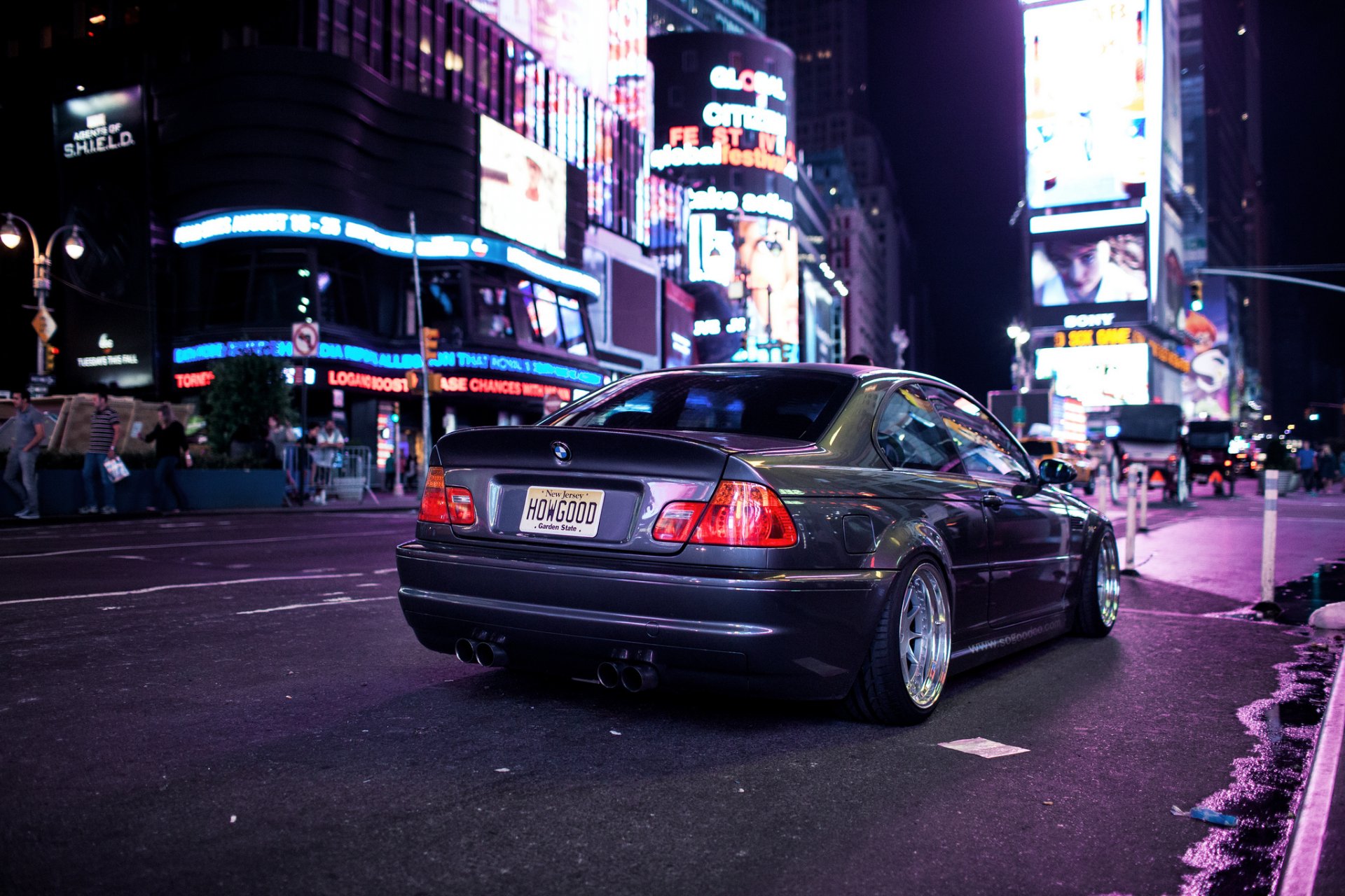 bmw e46 tuning bmw m3 ville nuit lumières