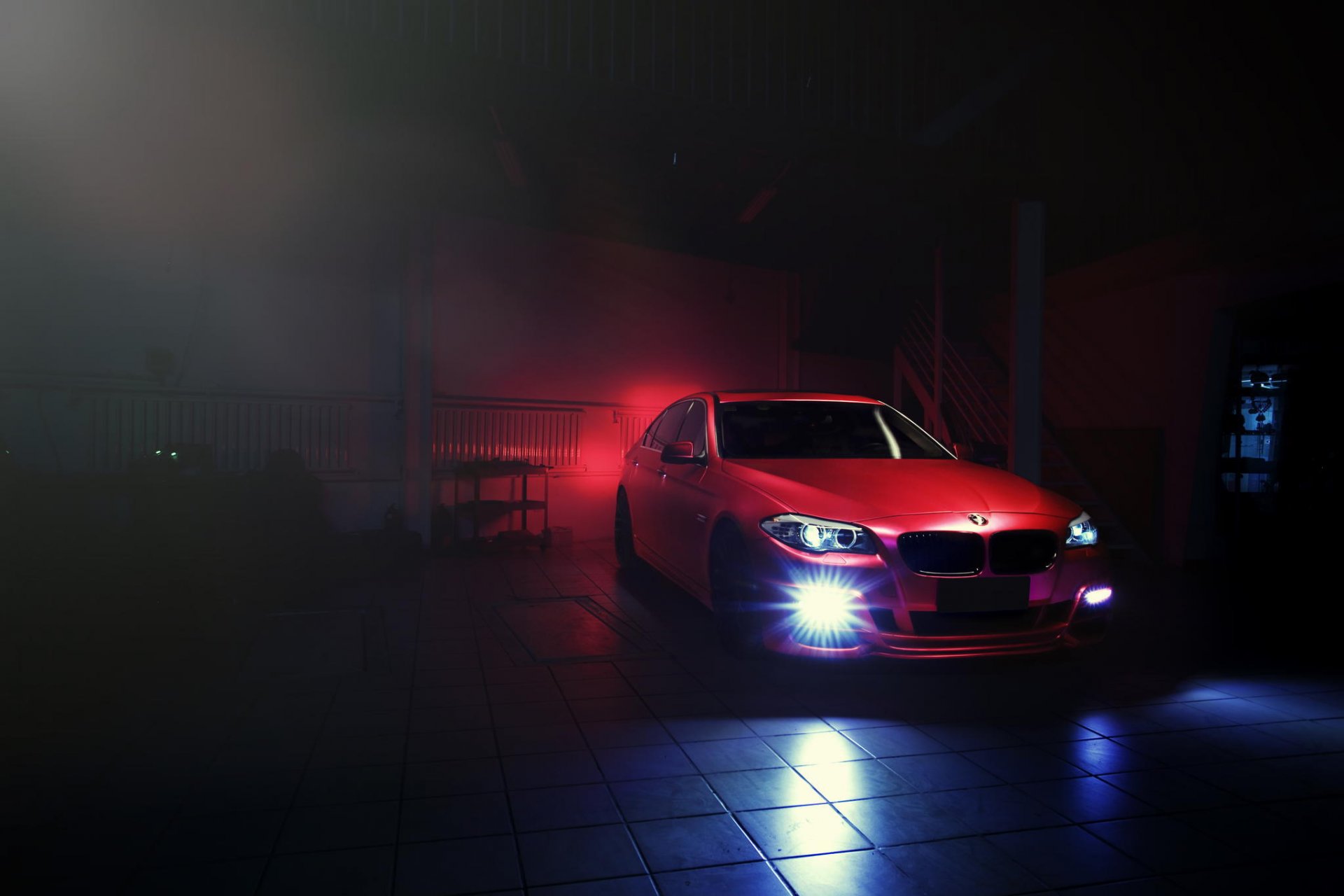 bmw seria 5 sedan f10 czerwone bmw czerwony blask