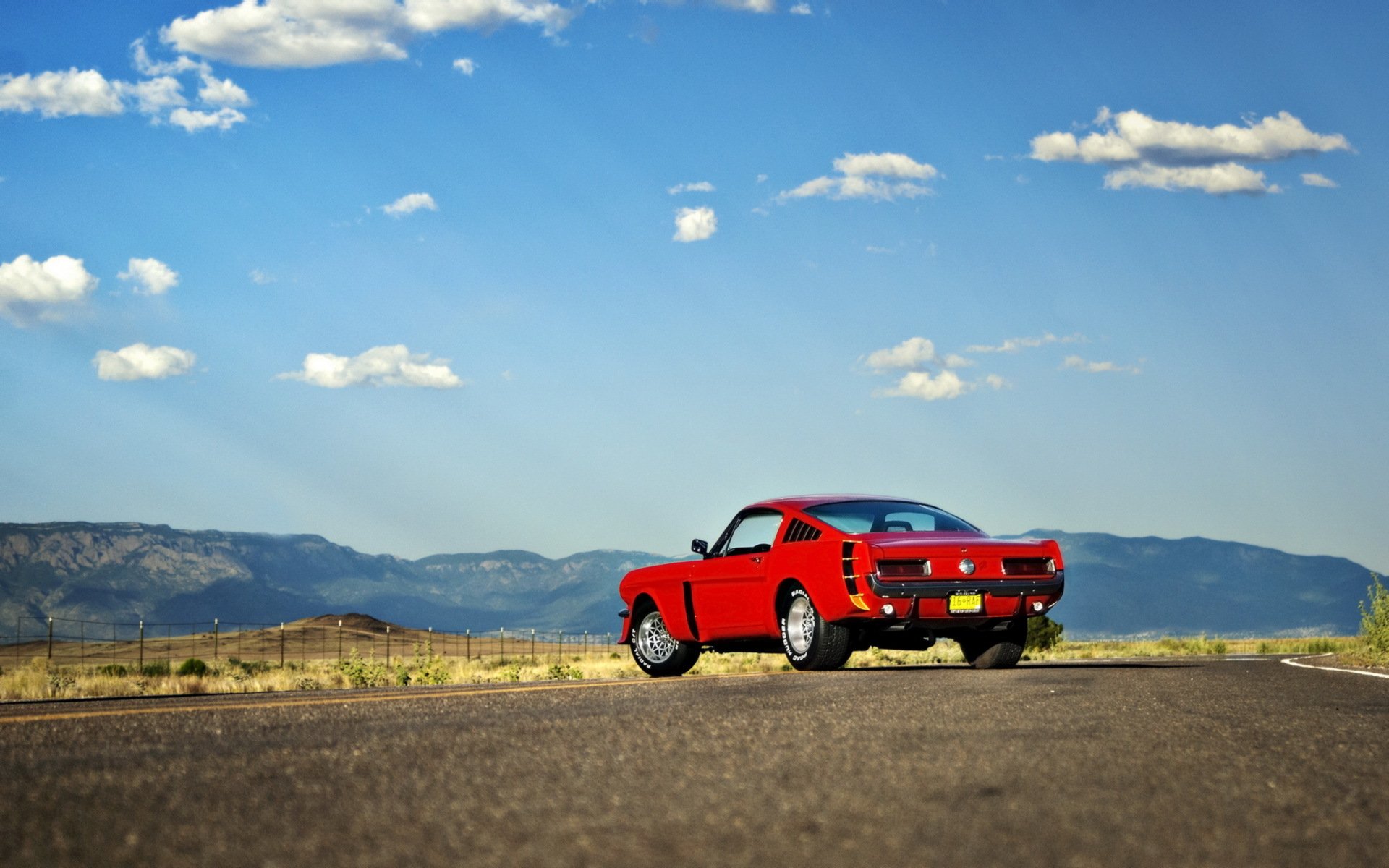 ford mustang coche camino