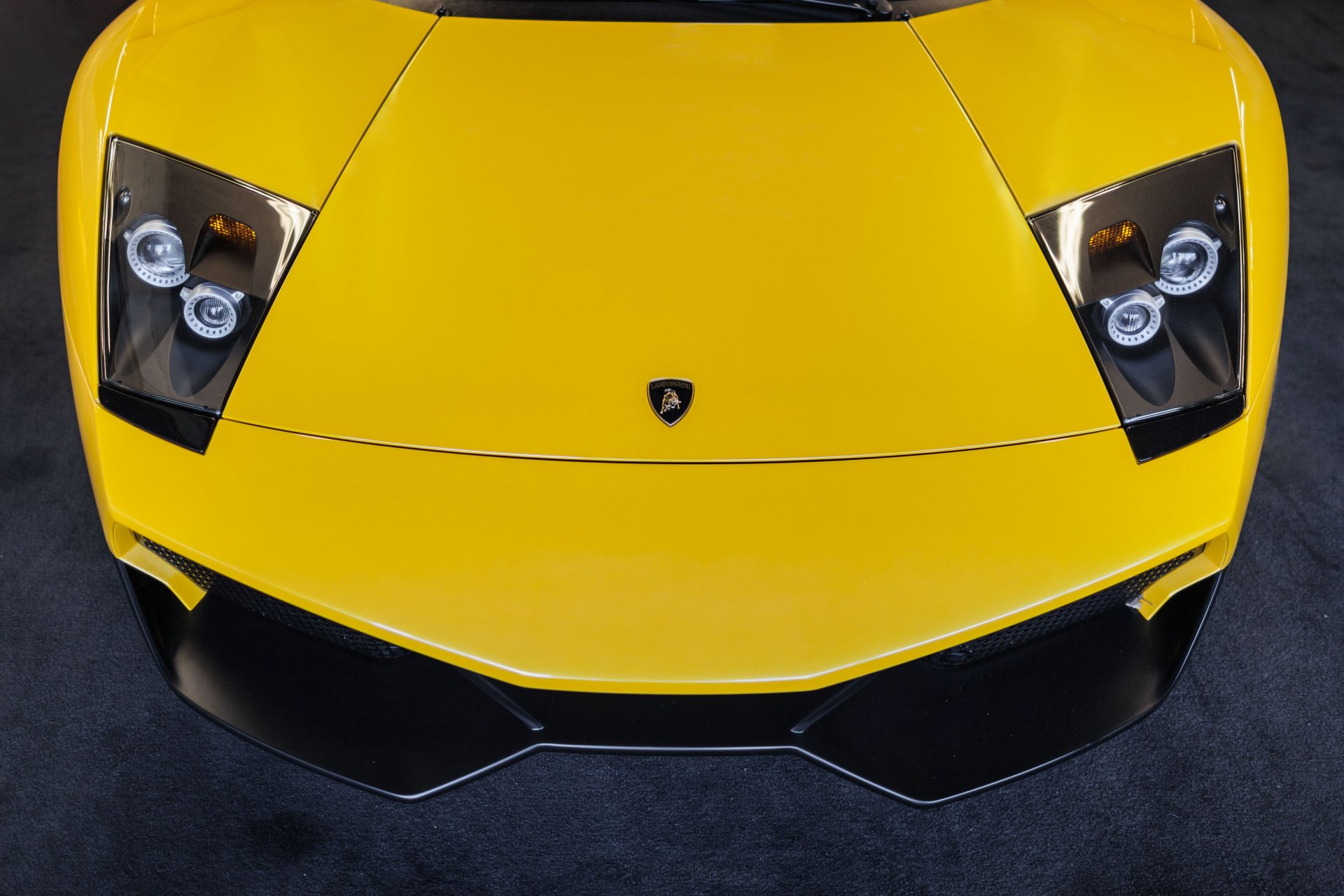 lamborghini murcielago giallo anteriore lamborghini murselago