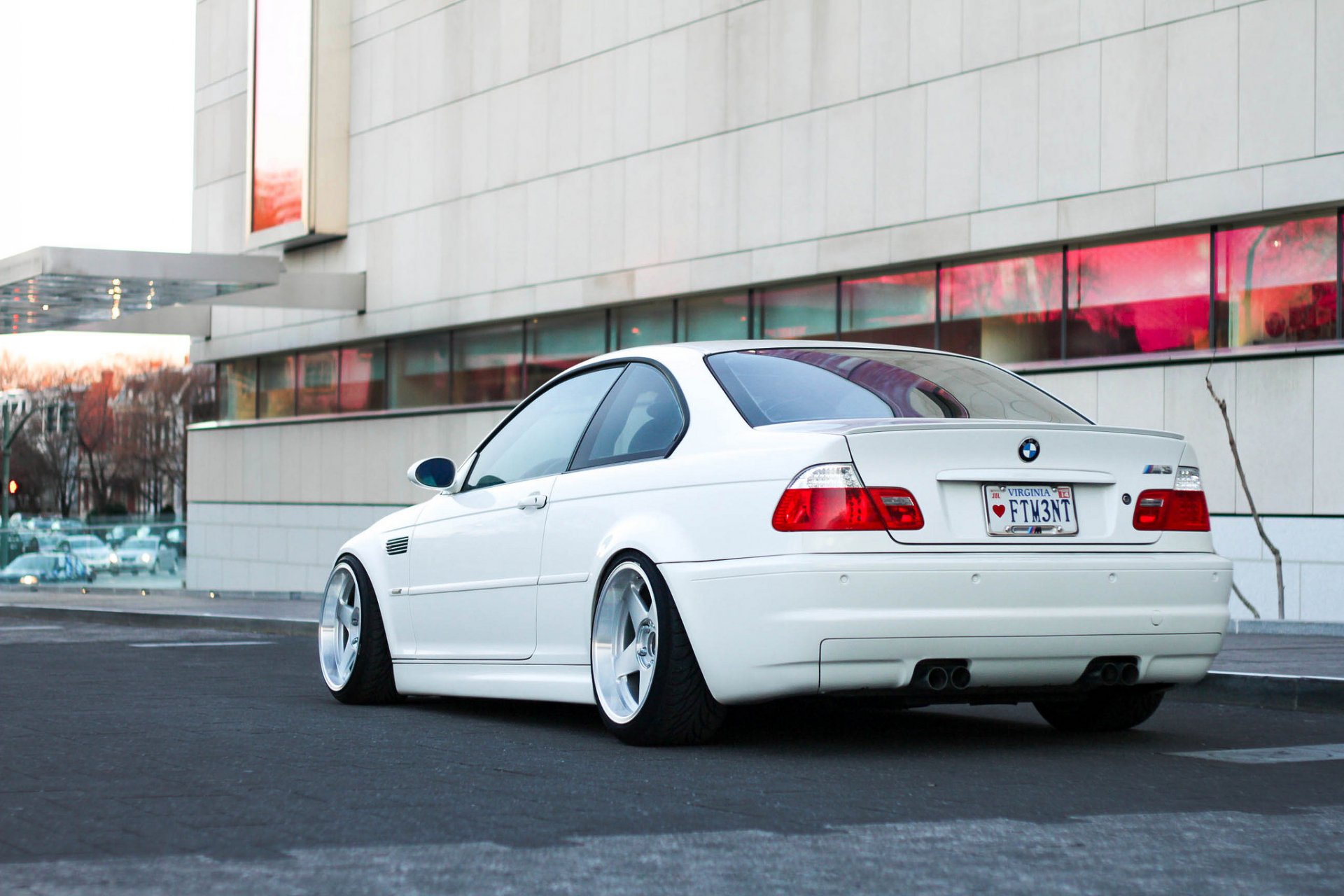 bmw m3 e46 blanco posición blanco llantas tuning