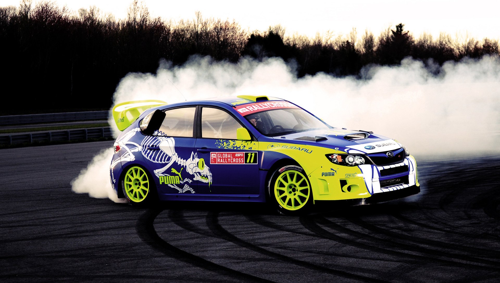 ubaru impreza global cross rally puma deriva