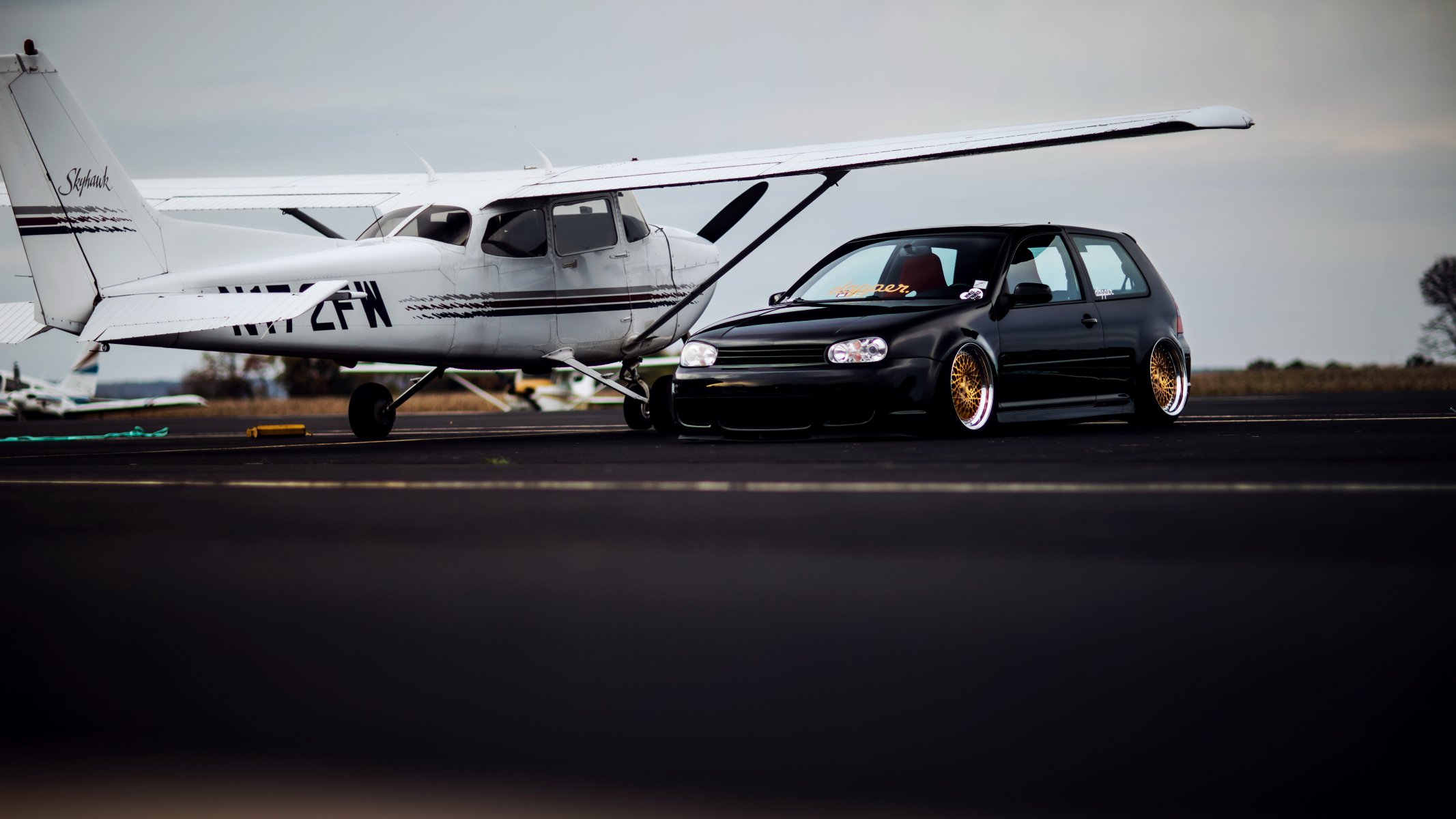 volkswagen golf vw r32 low tuning