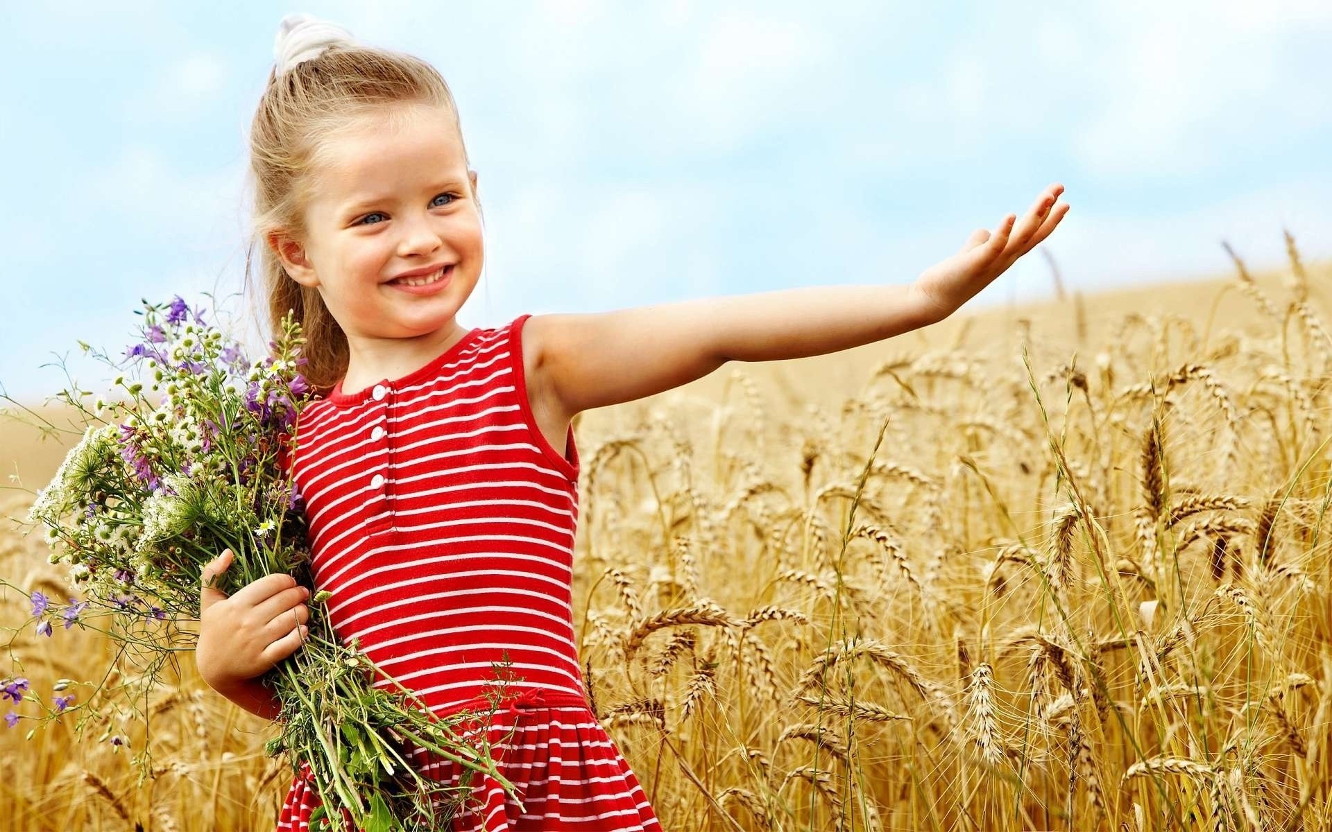 the field wheat girl child