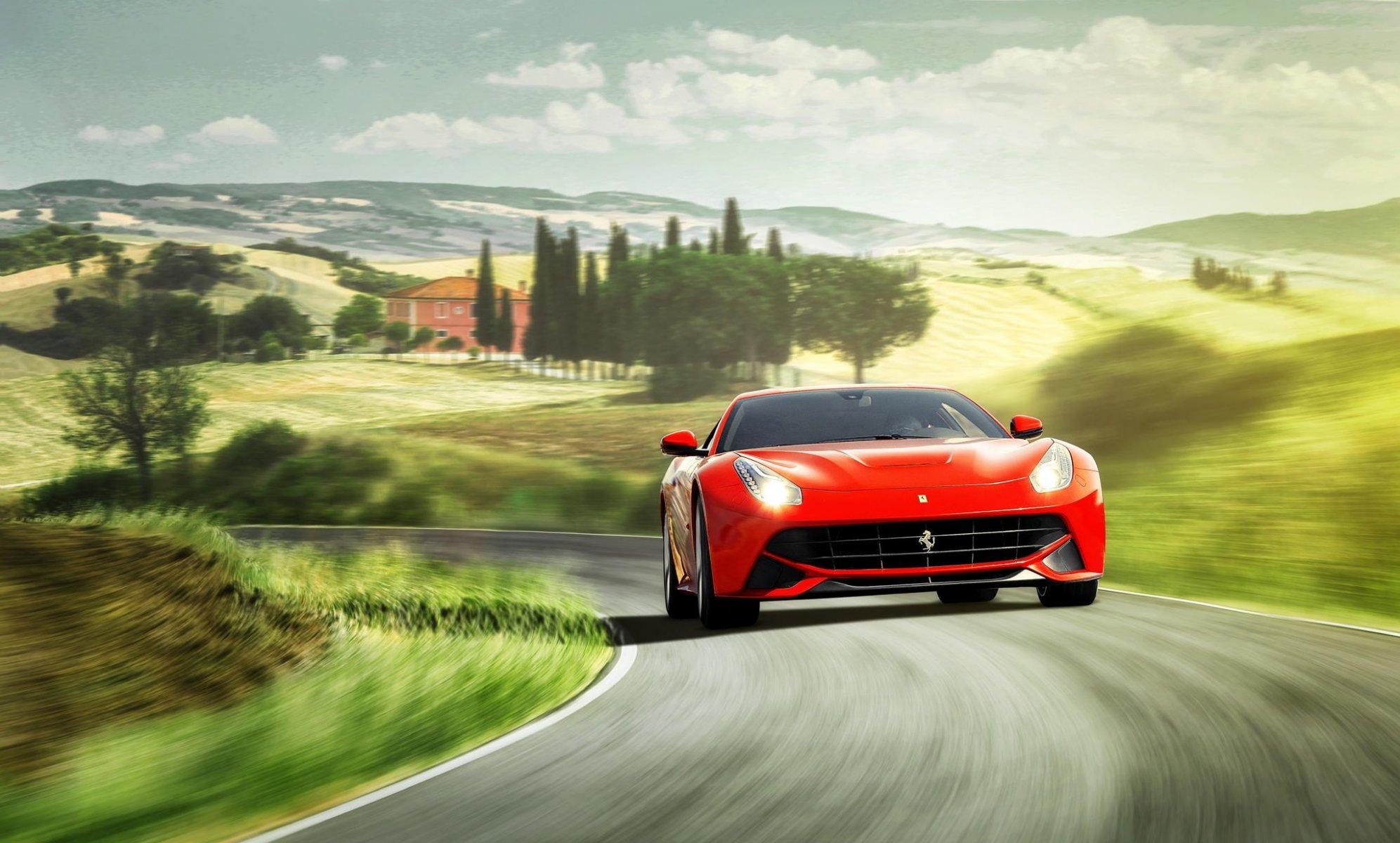 ferrari f12 berlinetta red front ferrari berlinetta red hill