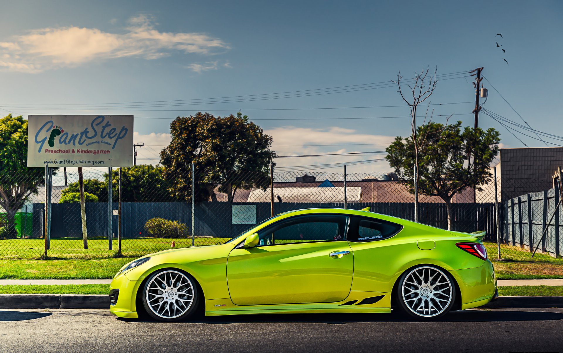 hyundai genèse position tuning vert hyundai coupé genèse