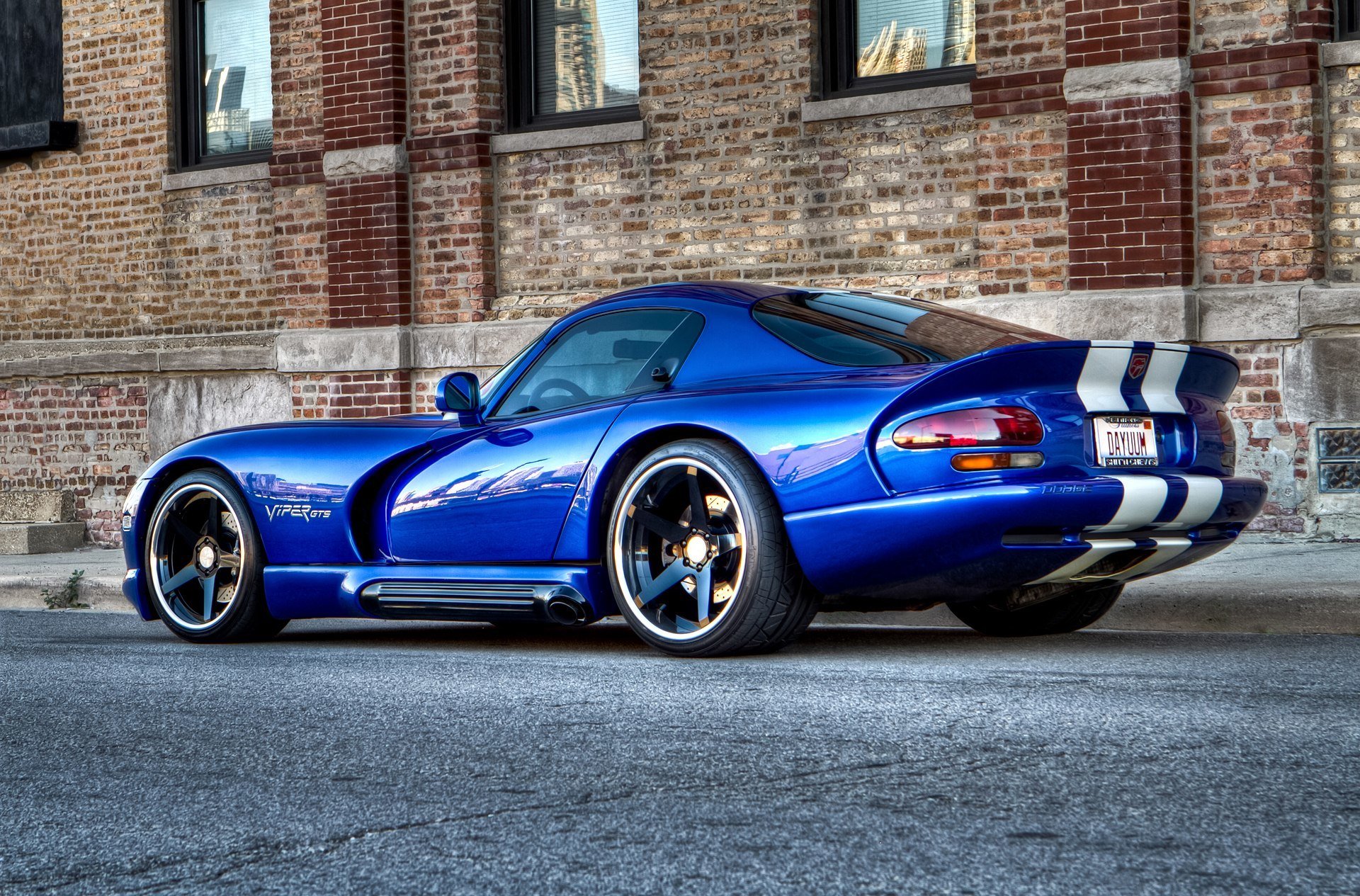 viper gts 04 dodge viper niebieski