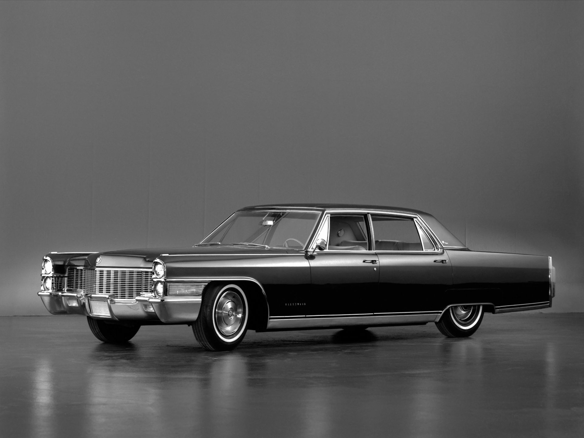 cadillac fleetwood sześćdziesiąt specjalny powóz 1965 cadilac przód tło