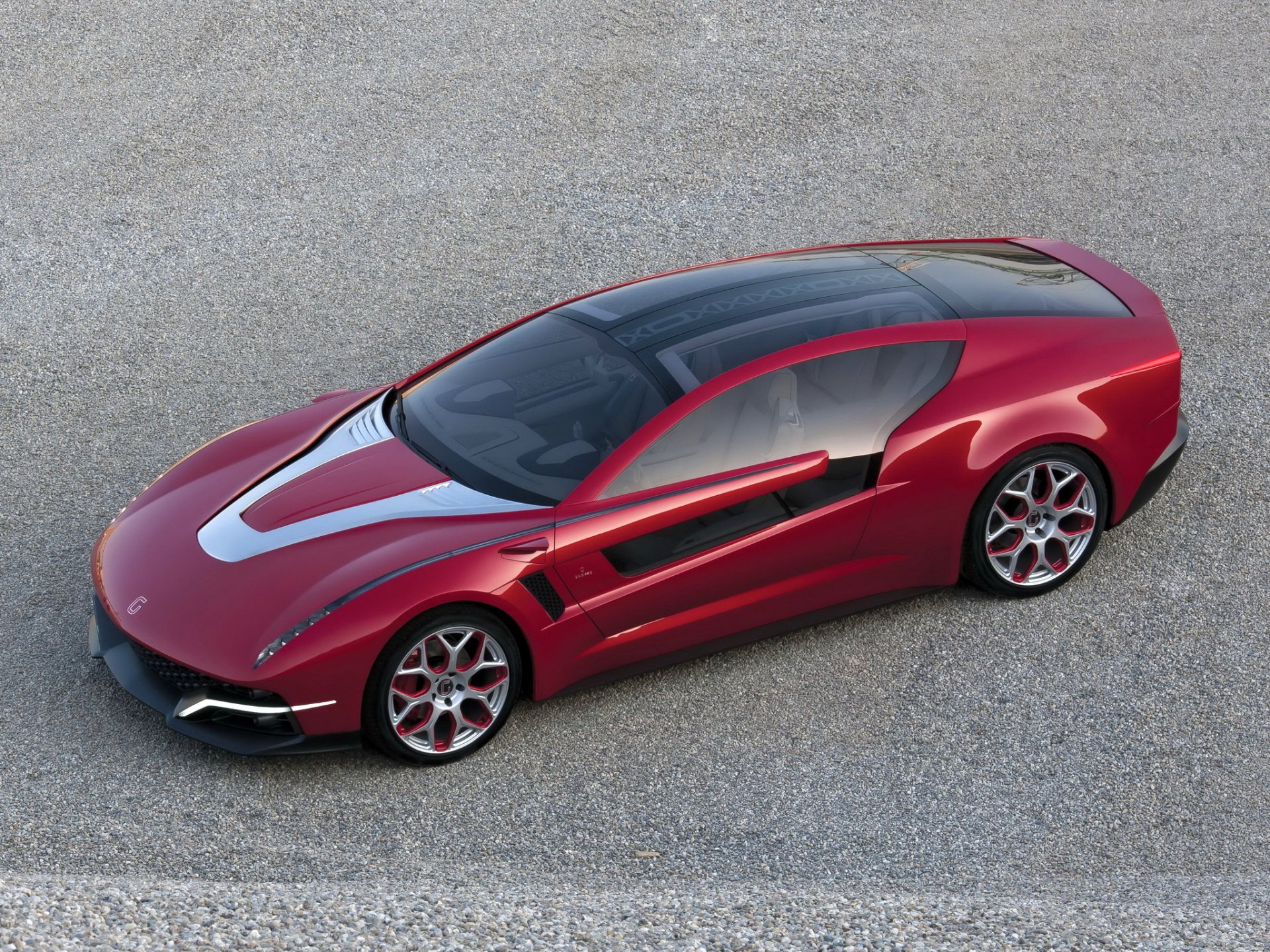 italdesign giugiaro brivido machine angle red