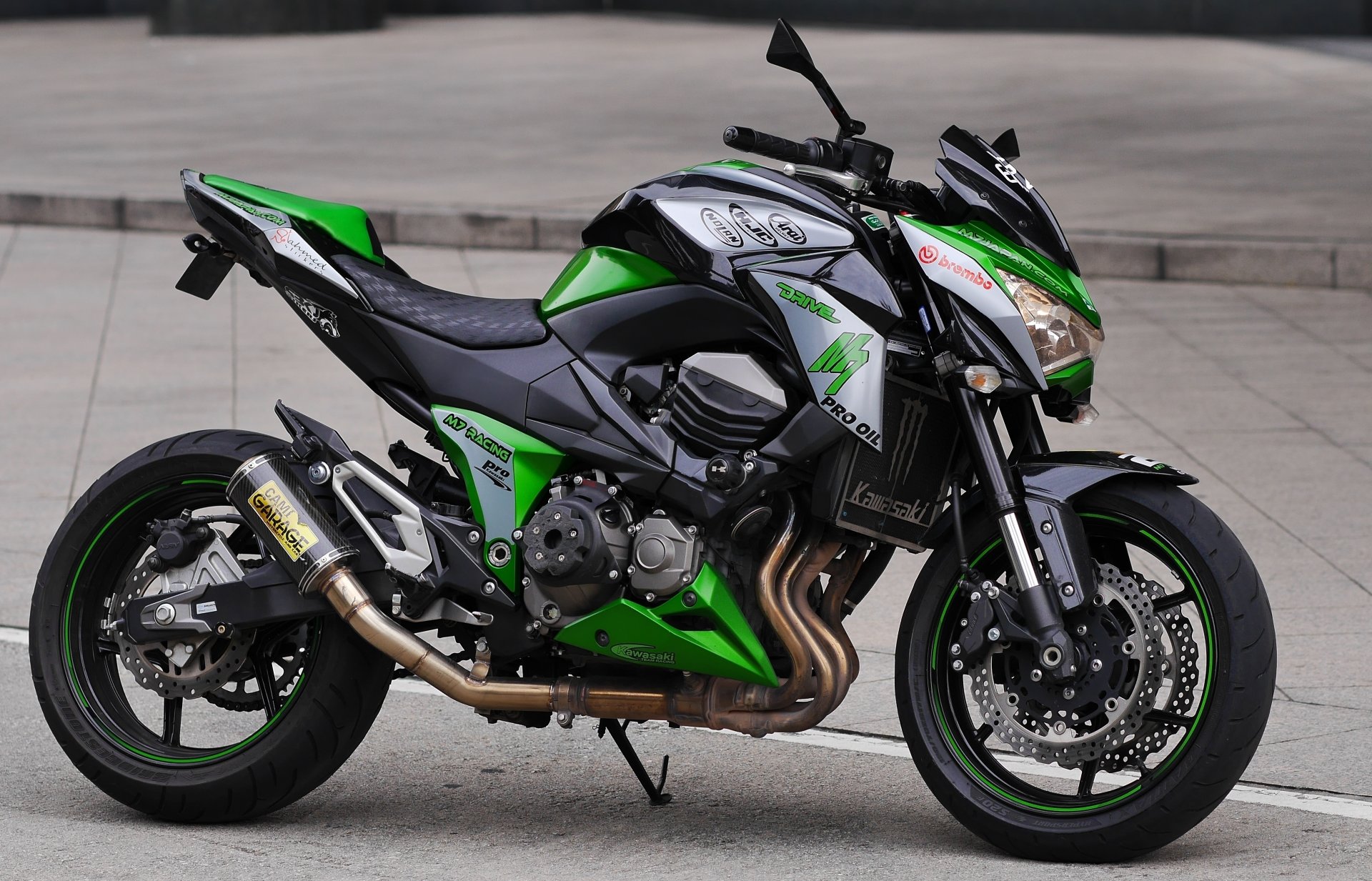 kawasaki чудовище z800 мотоцикл