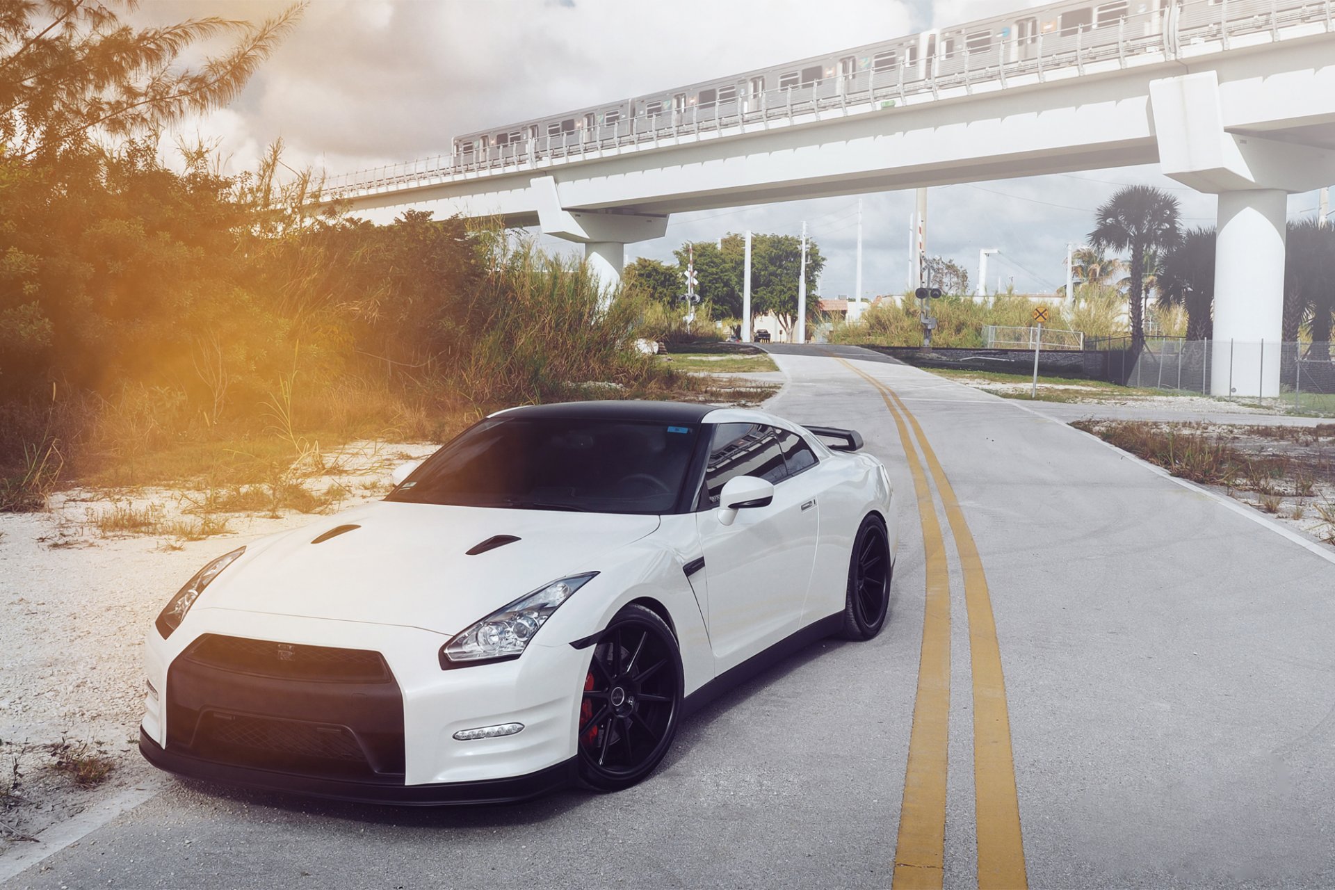 nissan gtr nissan tuning blanco