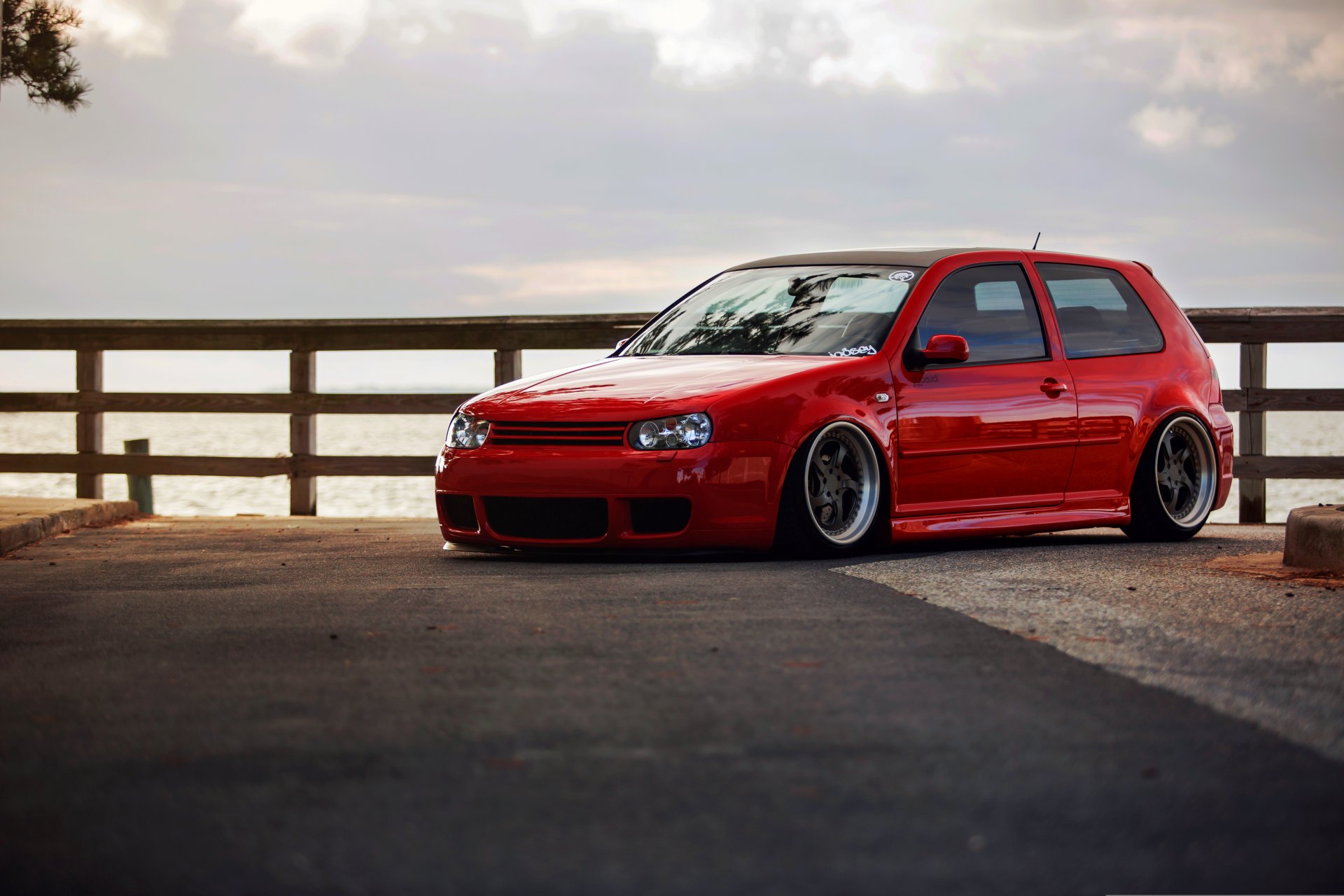 volkswagen golf mk4 red position volkswagen red